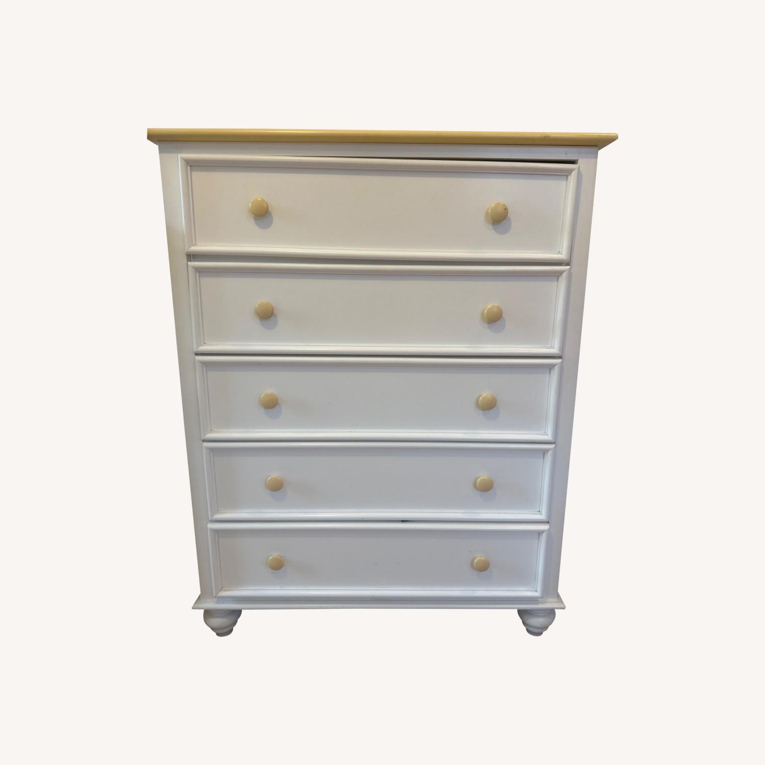 Bedroom Source White Wood Dresser - image-0