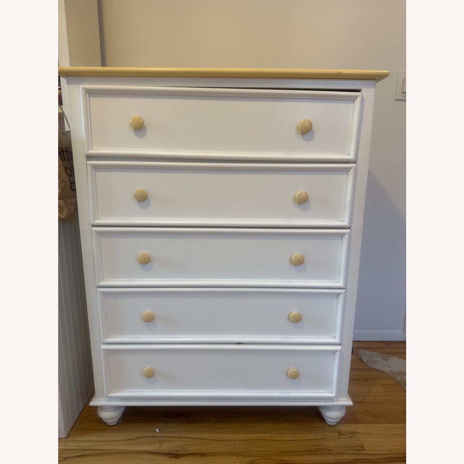 Bedroom Source White Wood Dresser - image-1