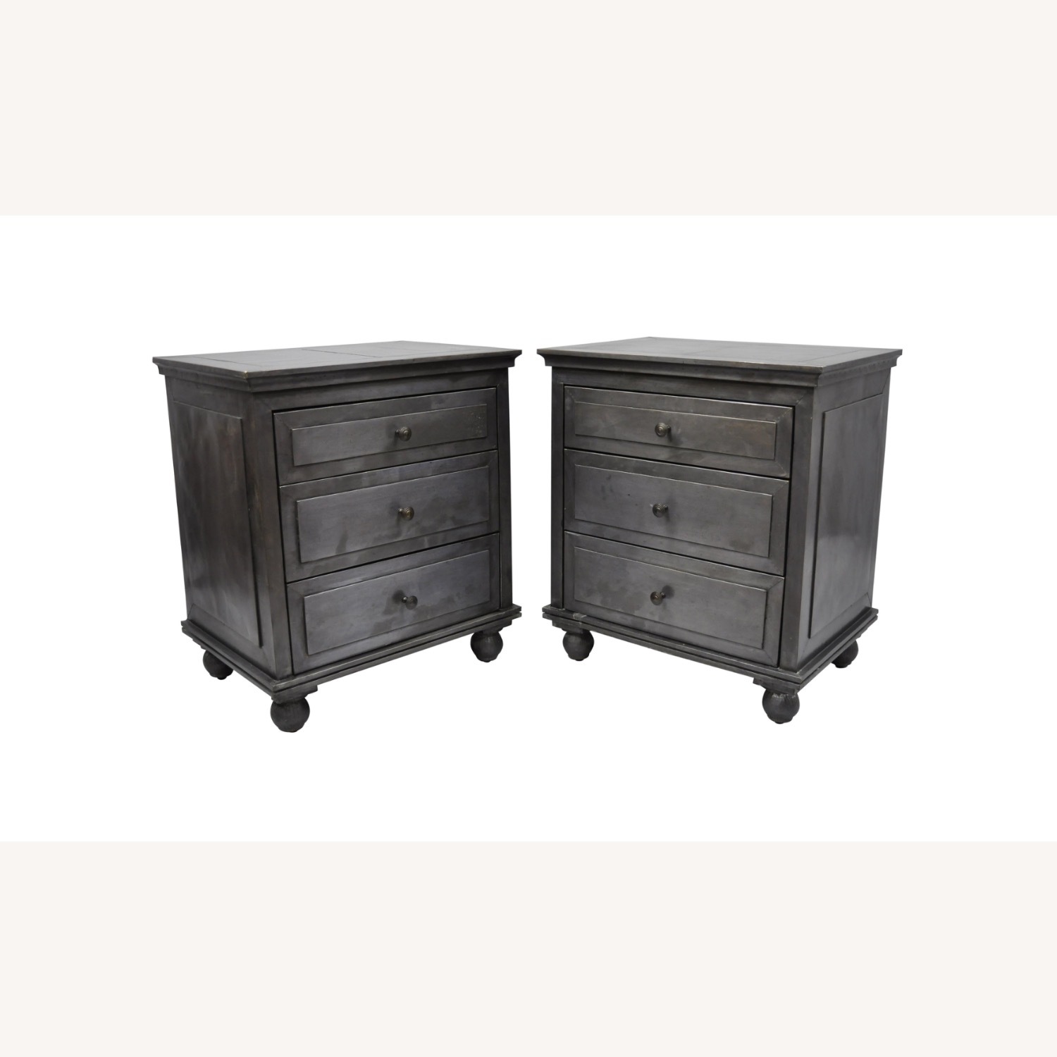 Restoration Hardware  Zinc 26" Bedside Tables - image-4