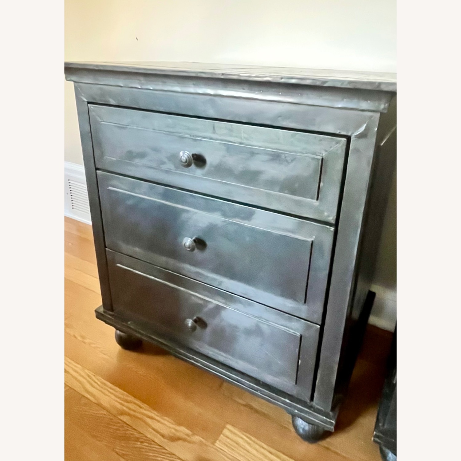 Restoration Hardware  Zinc 26" Bedside Tables - image-1