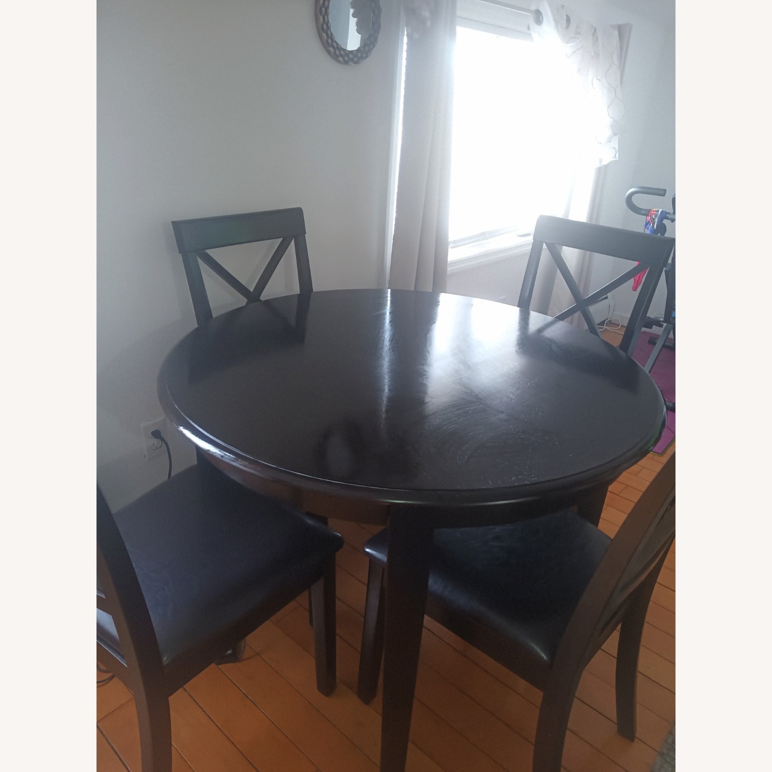 5 piece Espresso Dining Set - image-3