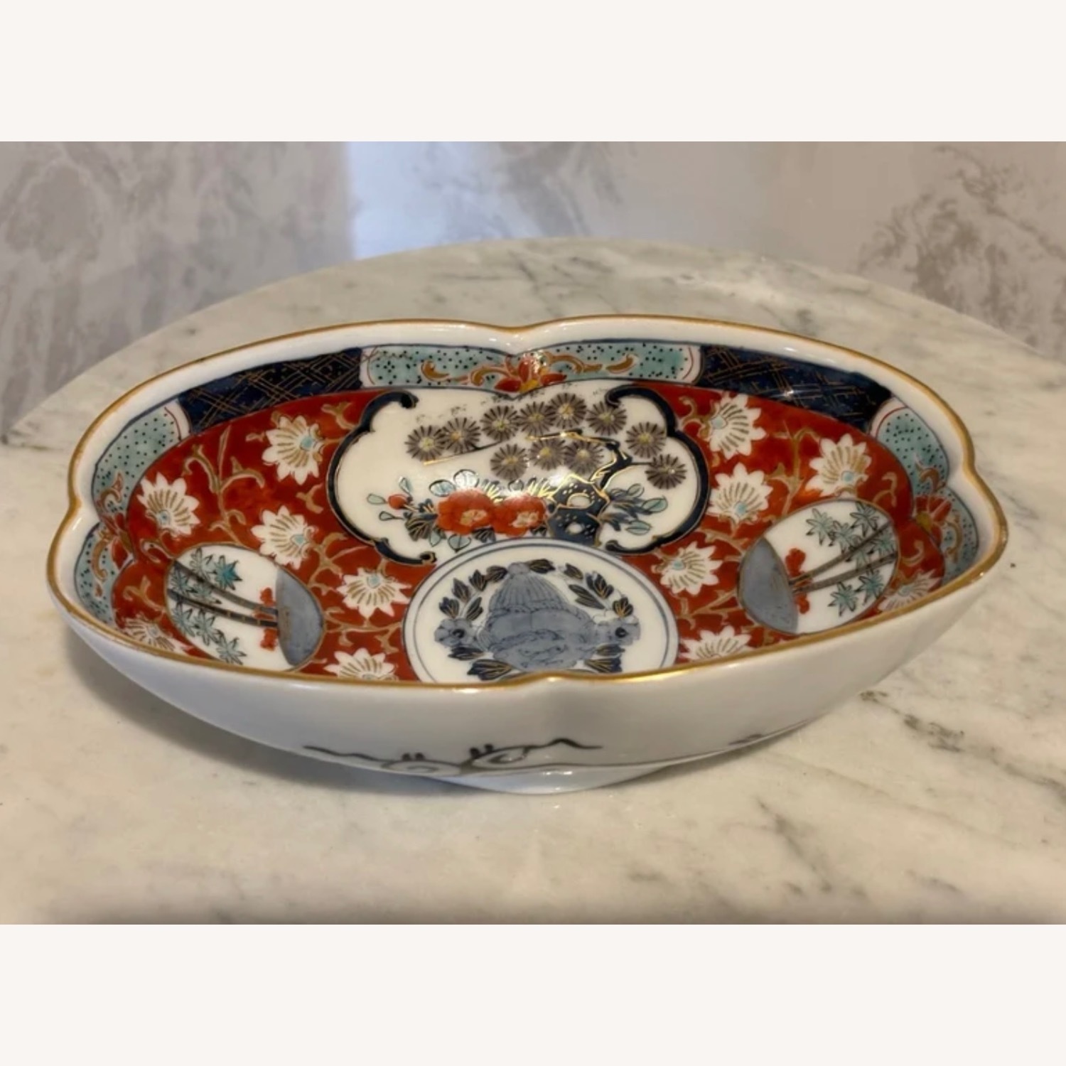 Vintage  Rare Imari Japanese Hand Painted Bowl  - image-12