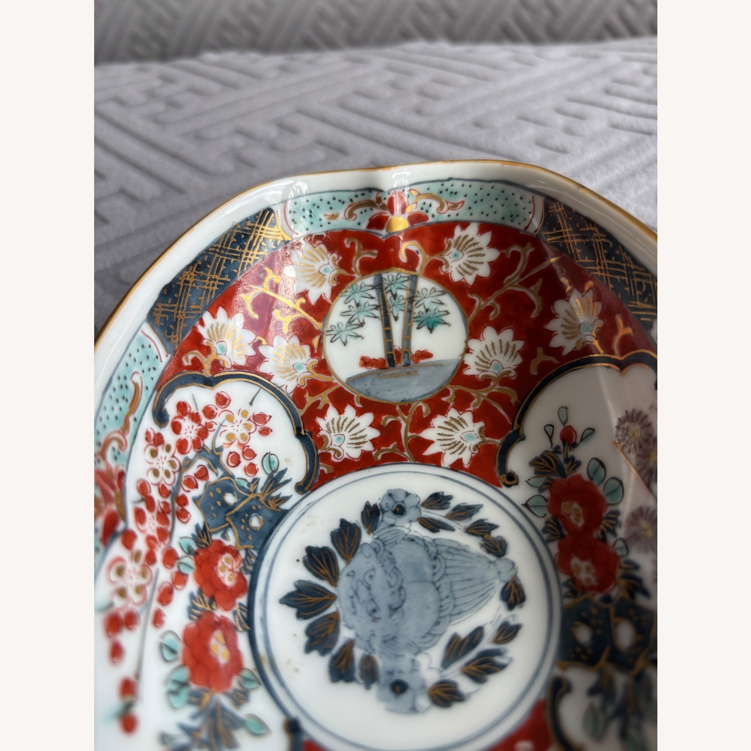 Vintage  Rare Imari Japanese Hand Painted Bowl  - image-5