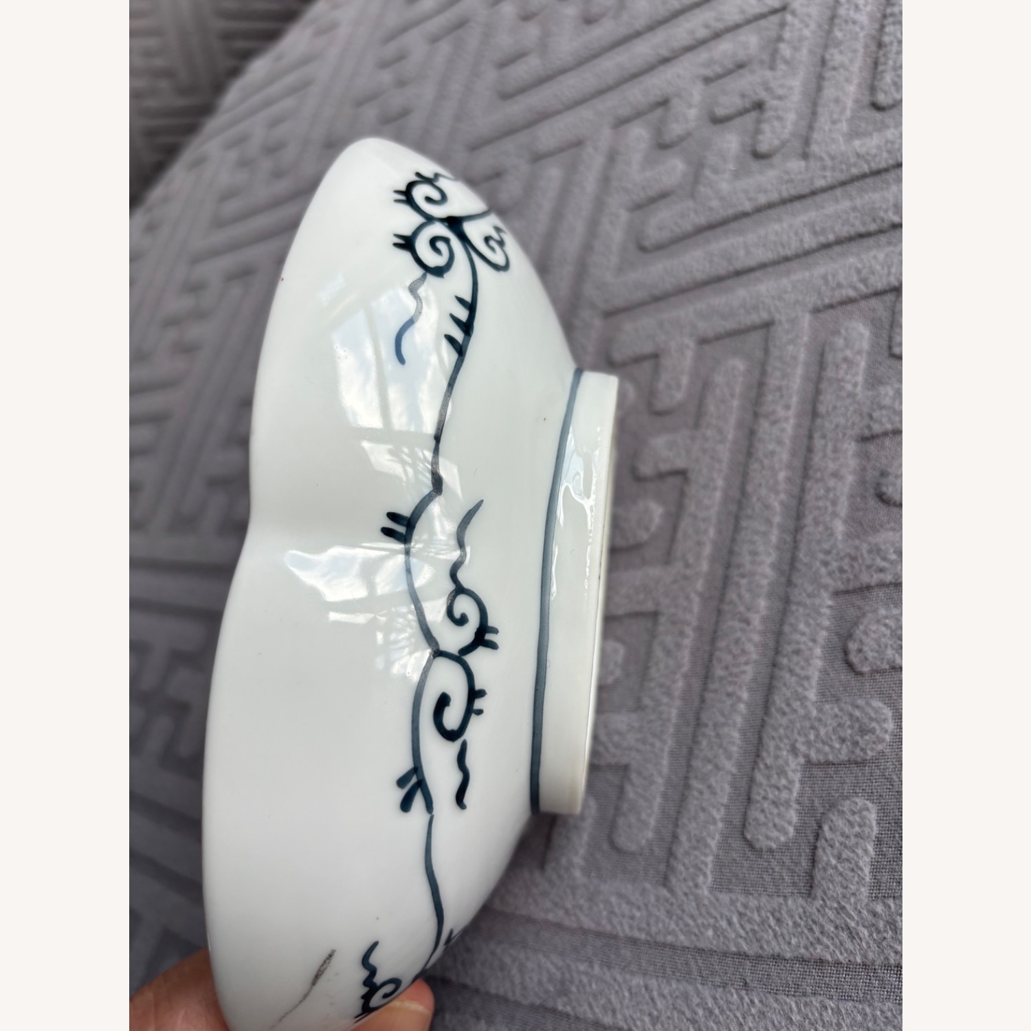 Vintage  Rare Imari Japanese Hand Painted Bowl  - image-7