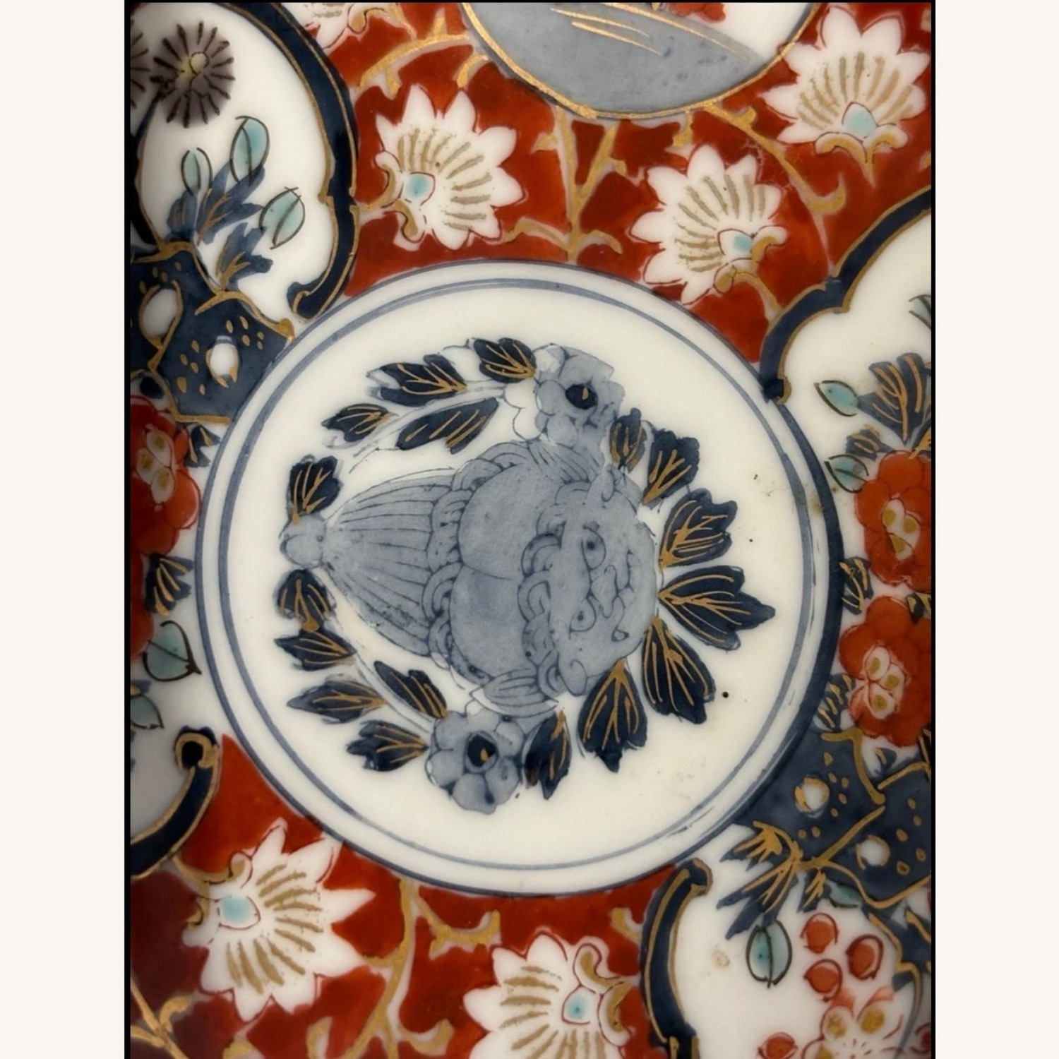 Vintage  Rare Imari Japanese Hand Painted Bowl  - image-17