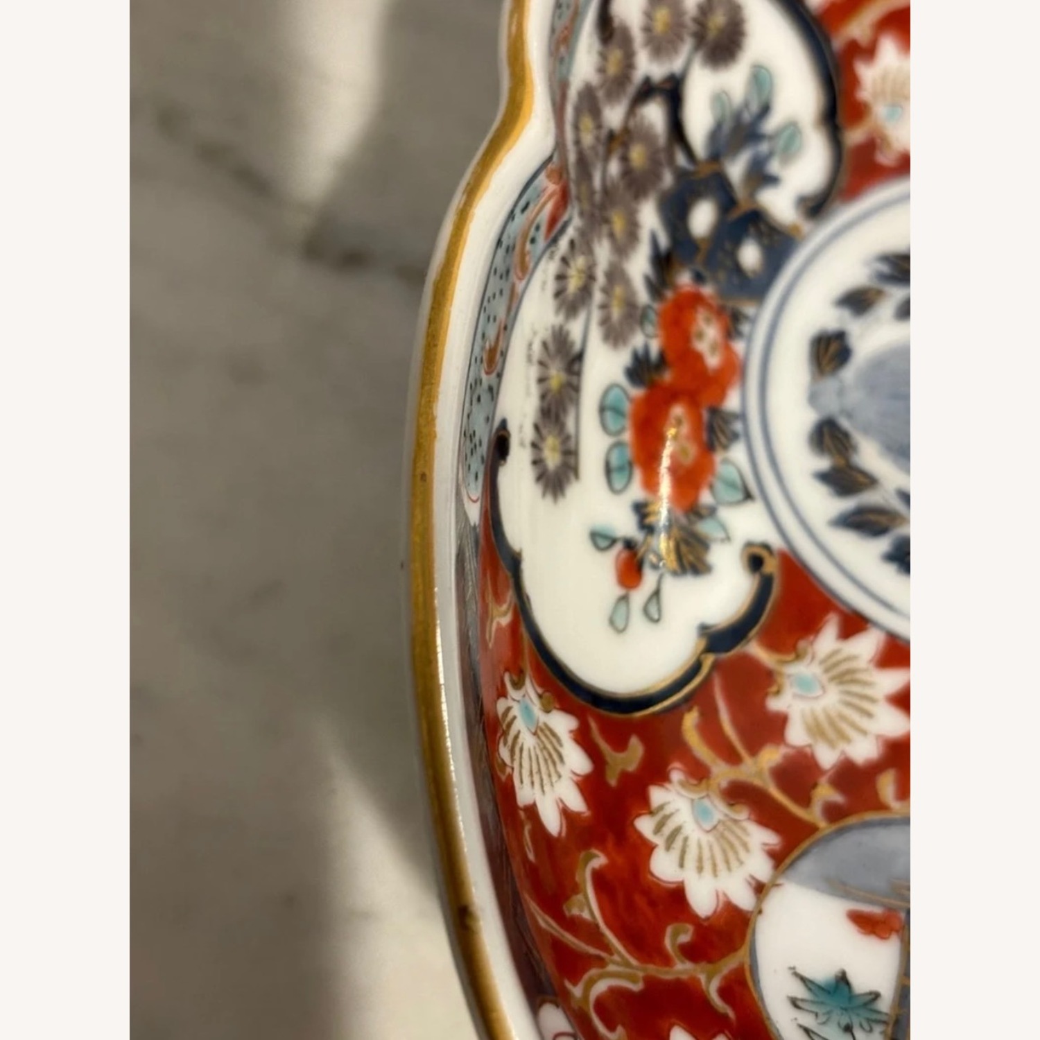 Vintage  Rare Imari Japanese Hand Painted Bowl  - image-9