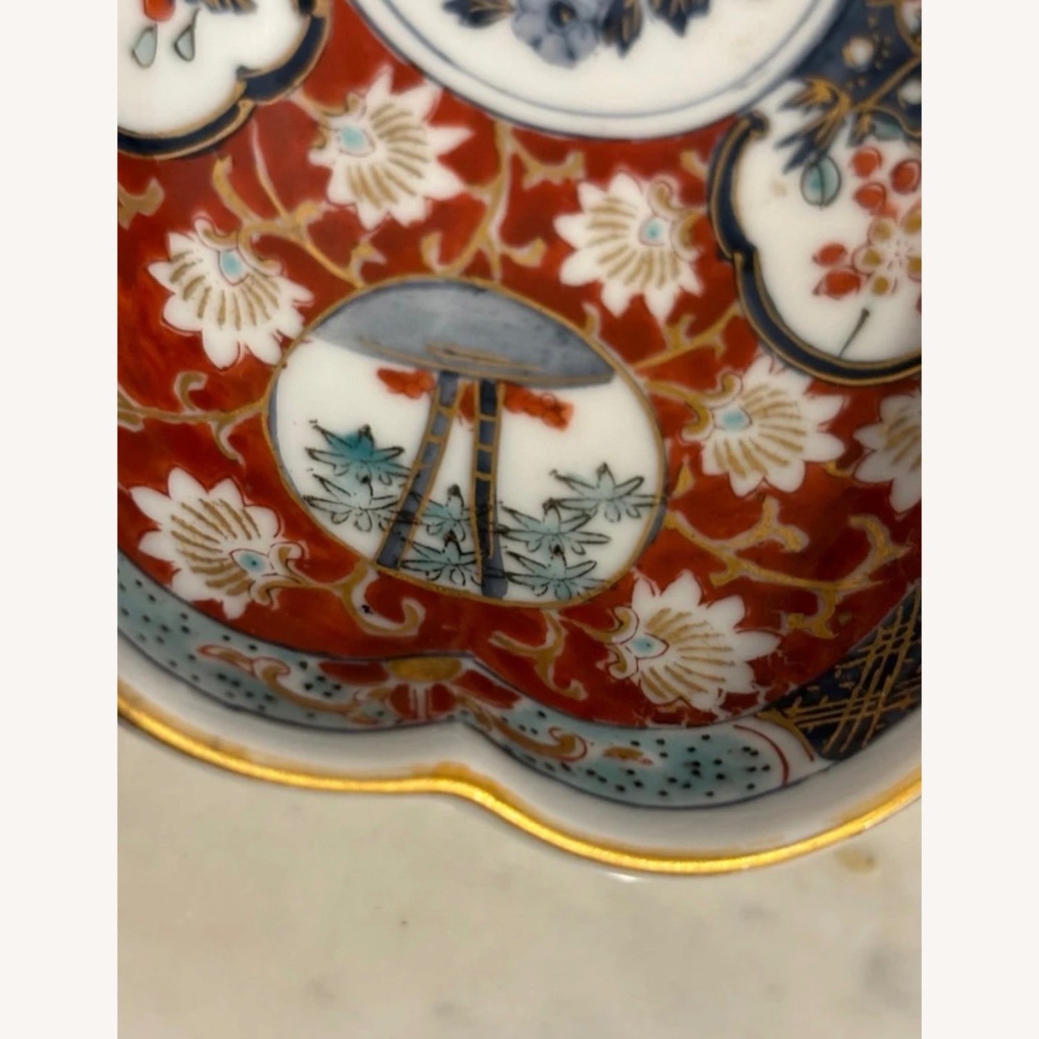 Vintage  Rare Imari Japanese Hand Painted Bowl  - image-11