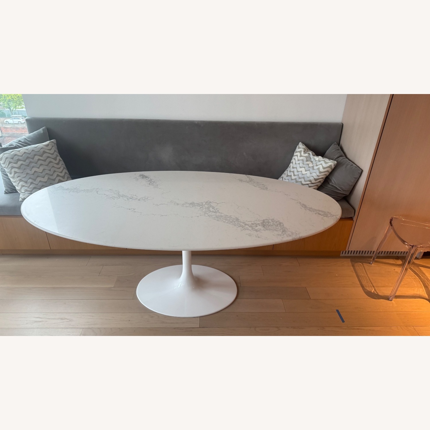 Custom Caesarstone Tulip Dining Table – Oval - image-3
