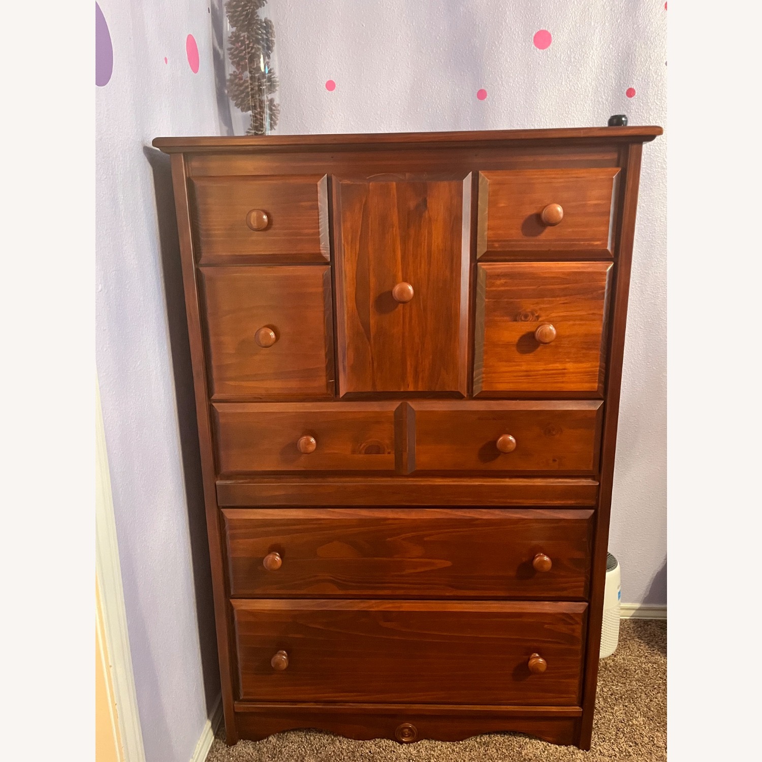 Solid Wood Chest of Drawers - image-1