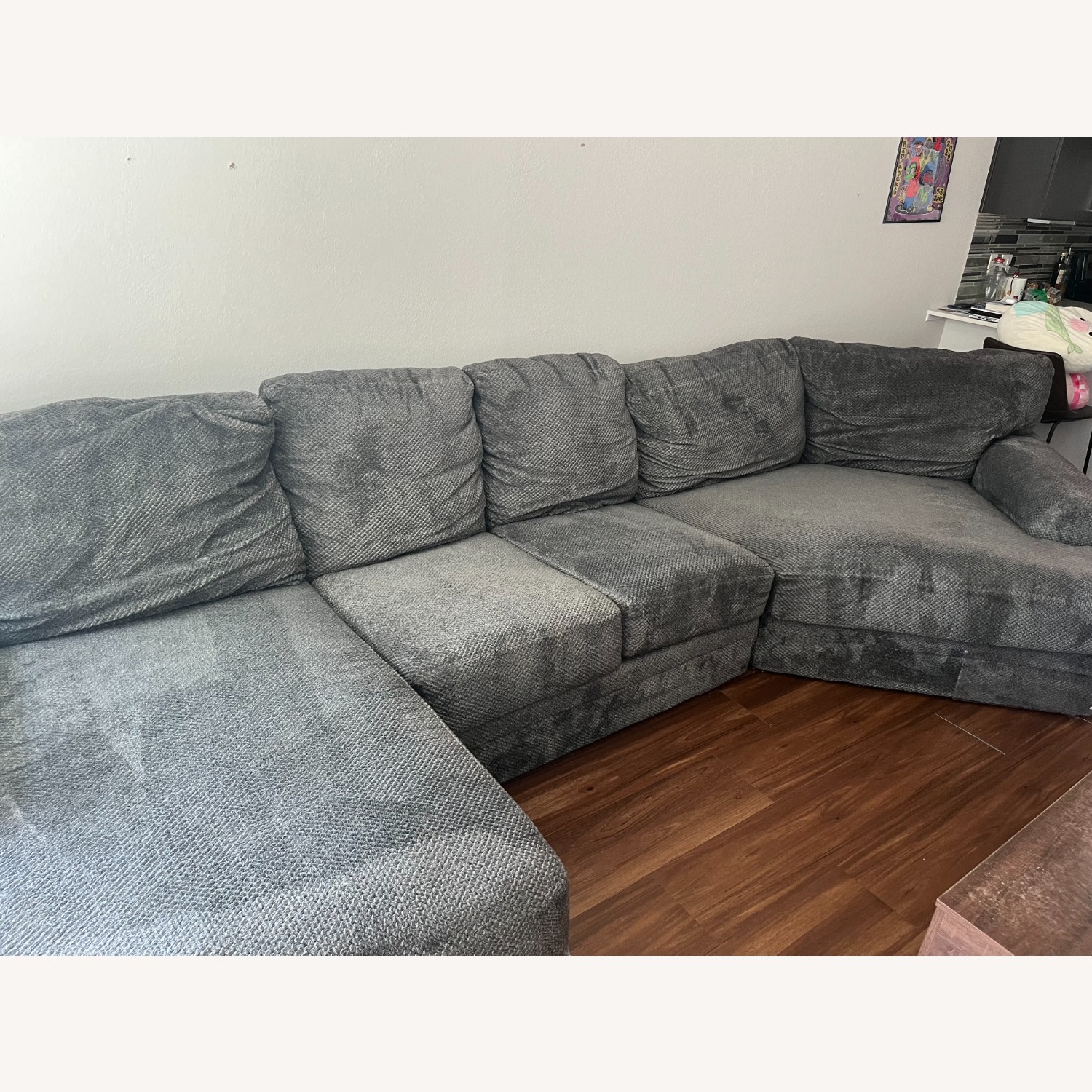 AFW Mammoth Gray 3PC Sectional - image-1