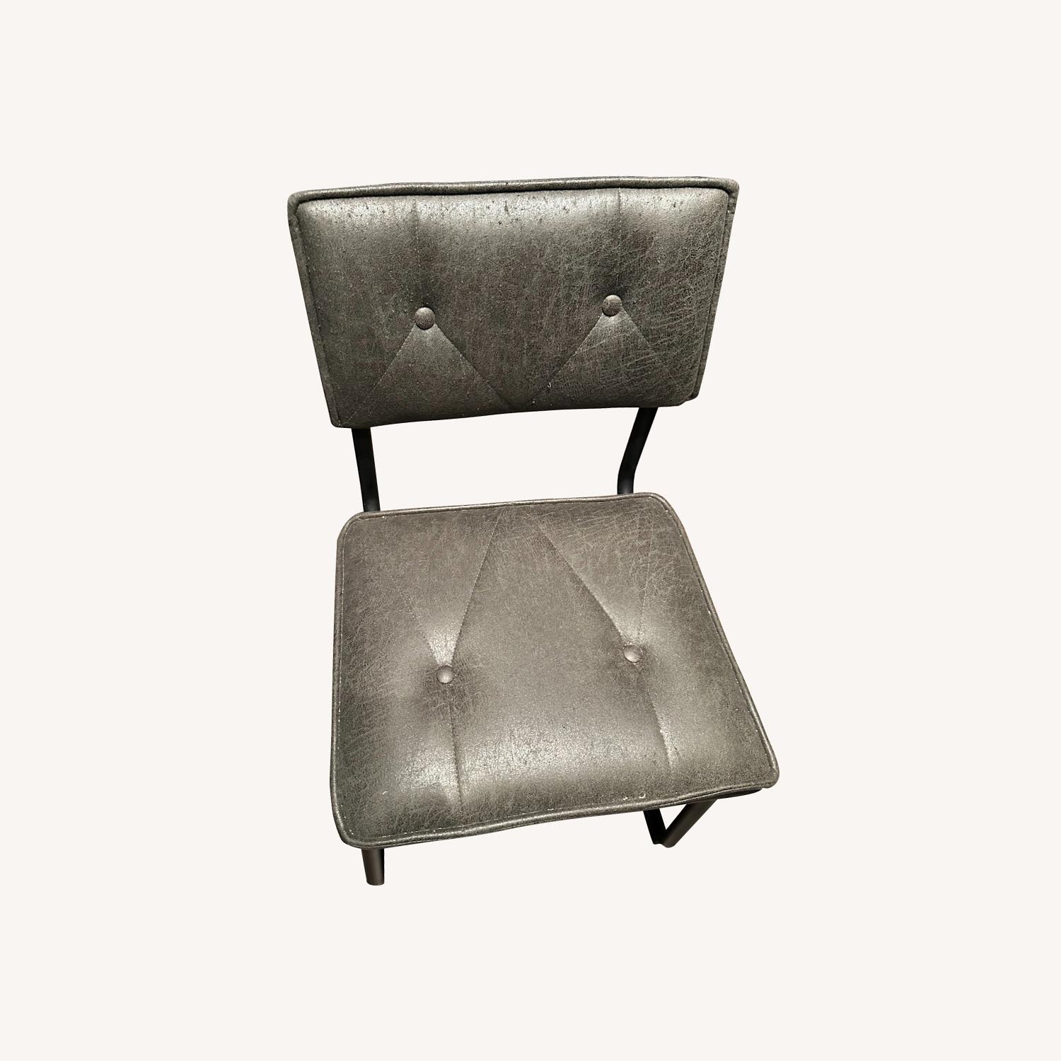 Black/Gray Mid Century Dining Chairs (Two) - image-0