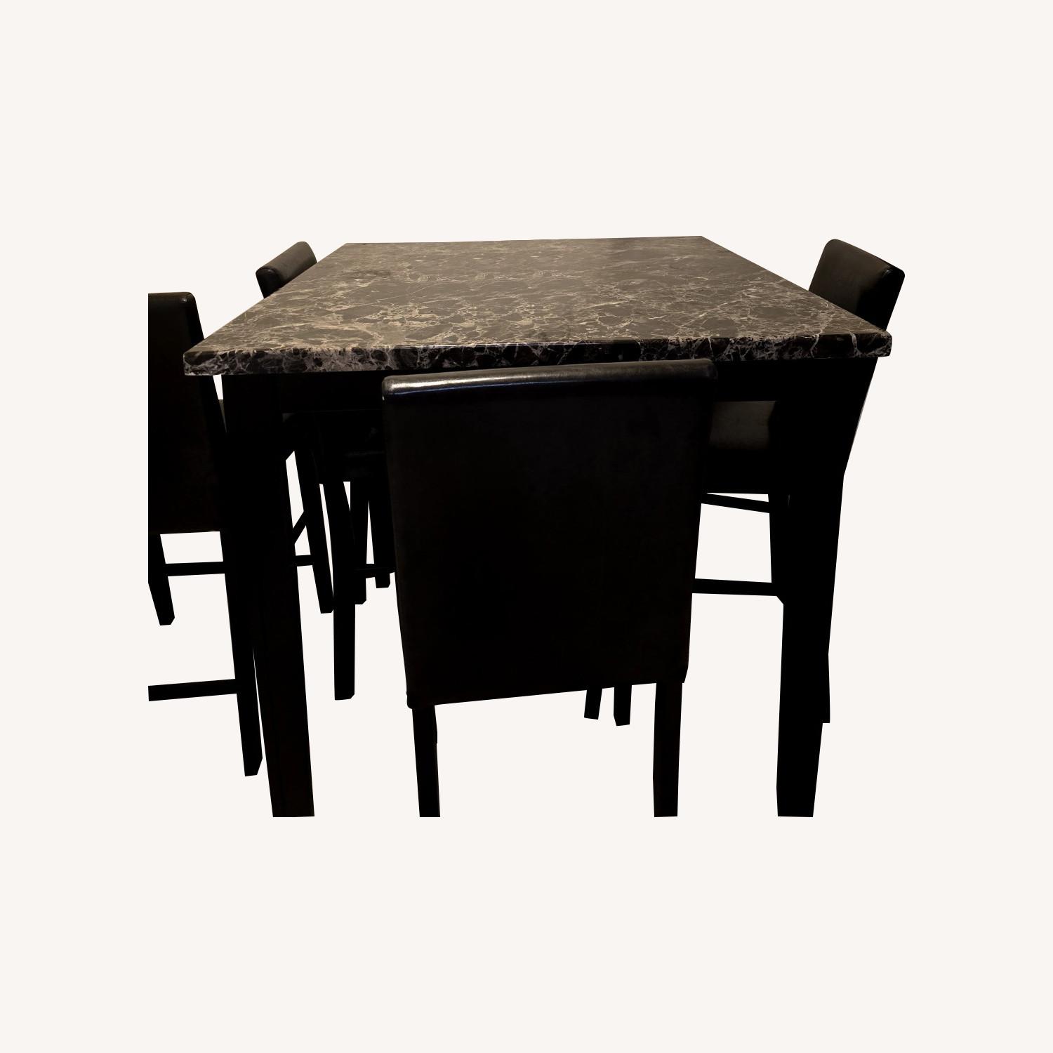5 Chairs with a Dining Table - image-0