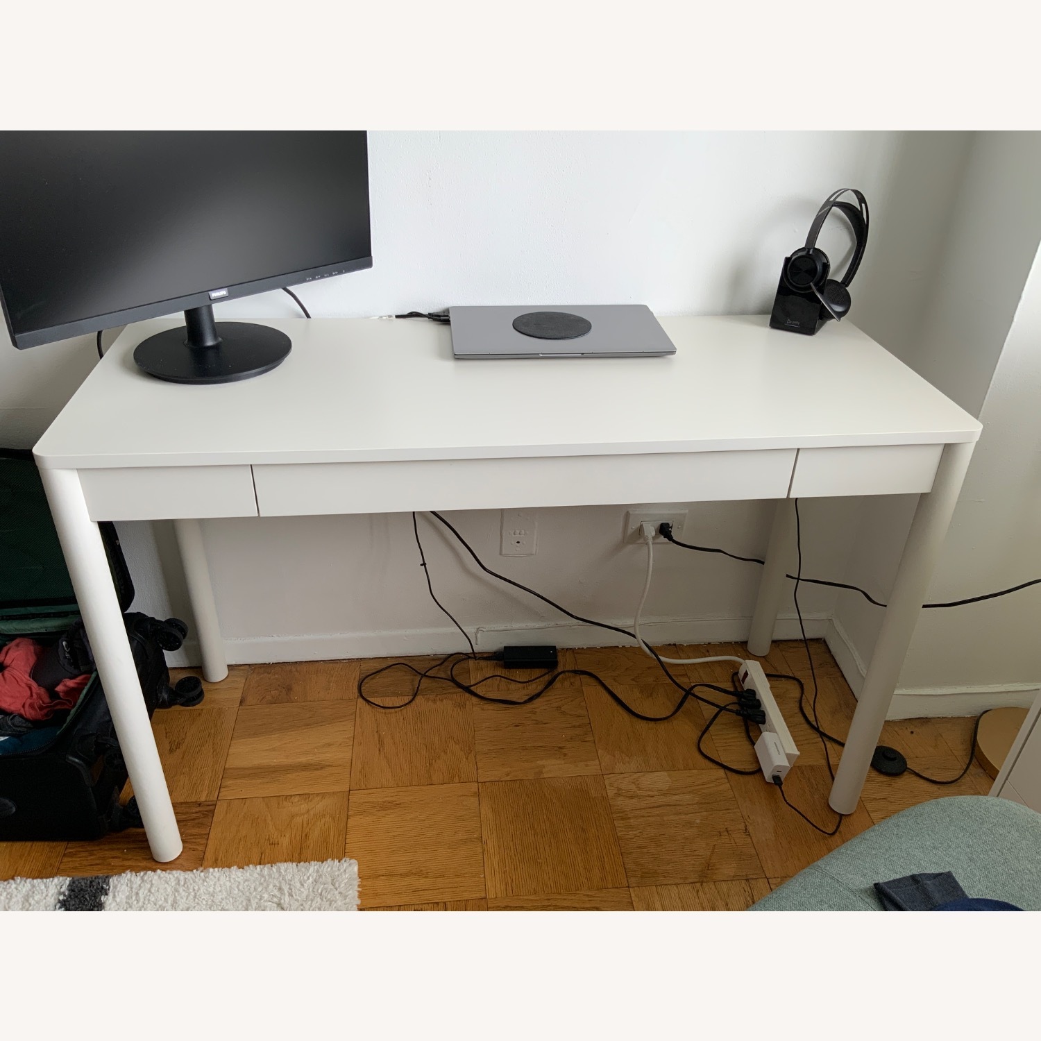 IKEA TONSTAD White Desk - image-1