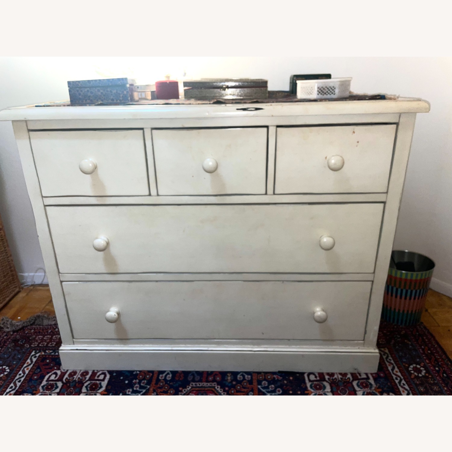 Pottery Barn Dresser White Wood Dresser - image-3