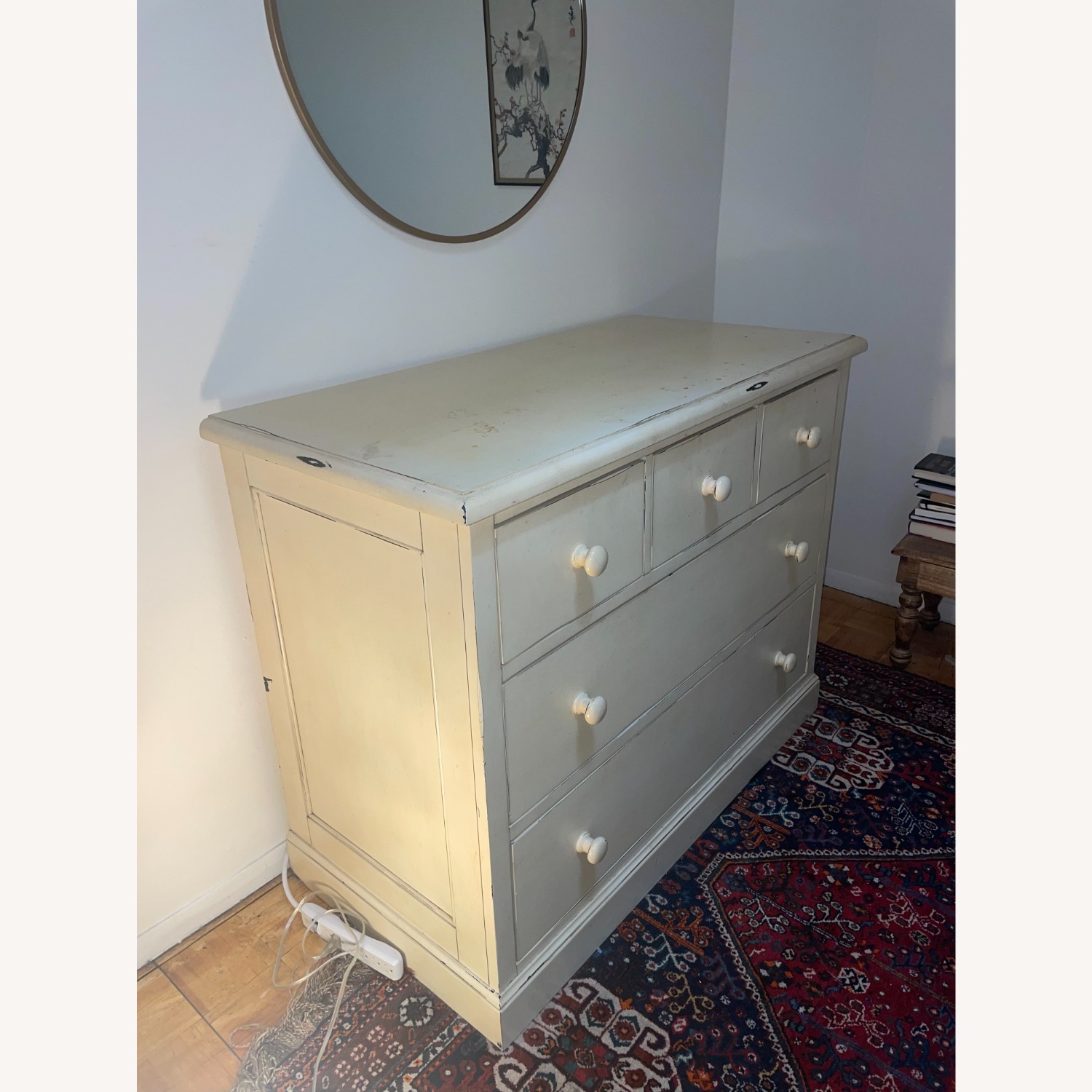 Pottery Barn Dresser White Wood Dresser - image-1