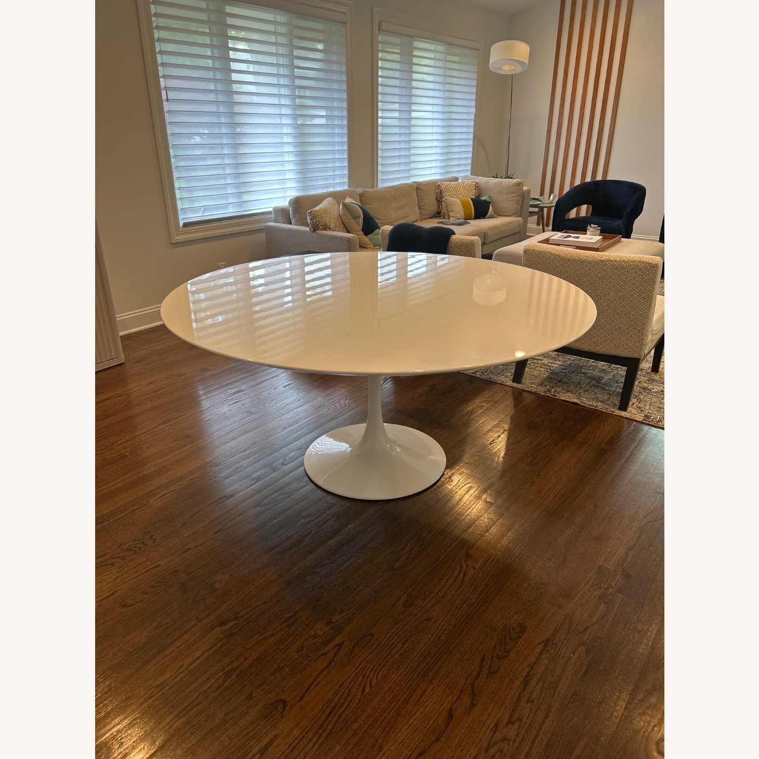 Modway Lippa 60” Round Tulip Dining Table - image-1