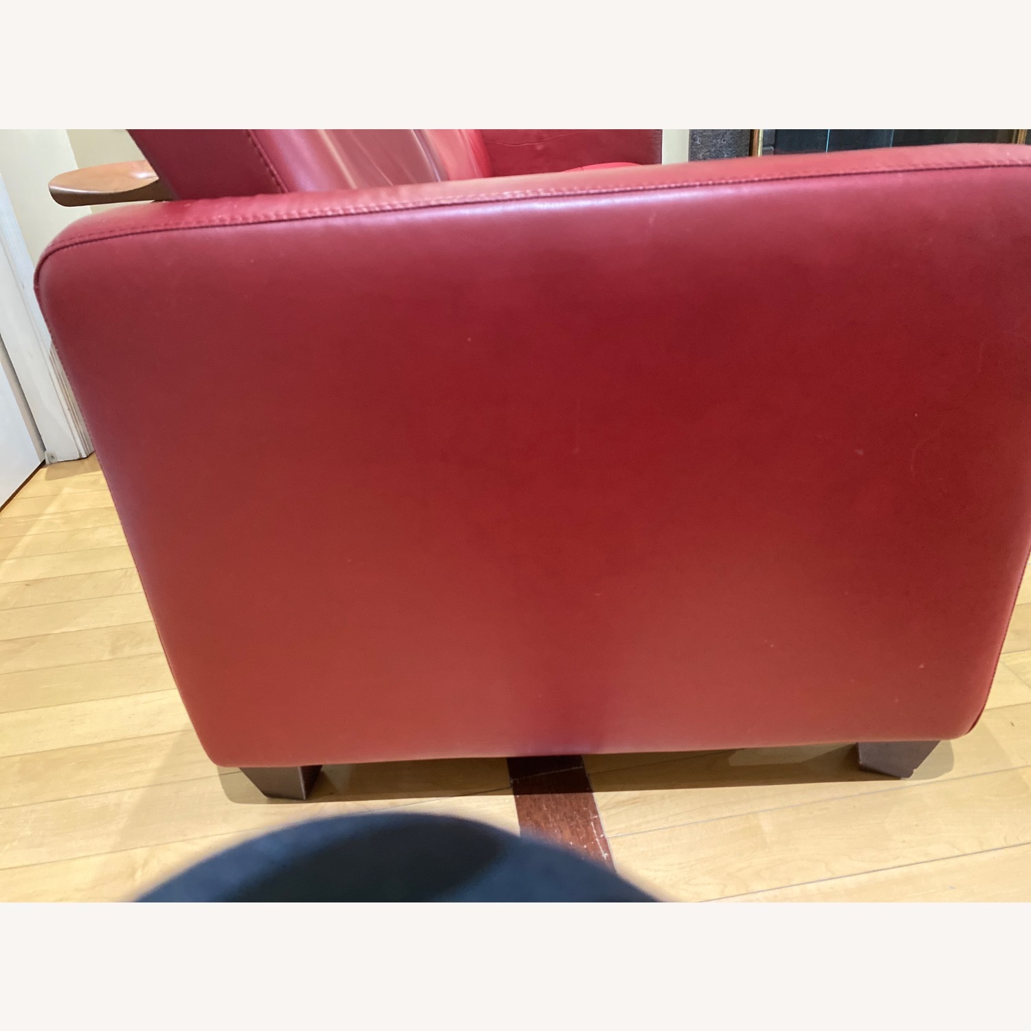 Ekornes Red Sofa - image-2