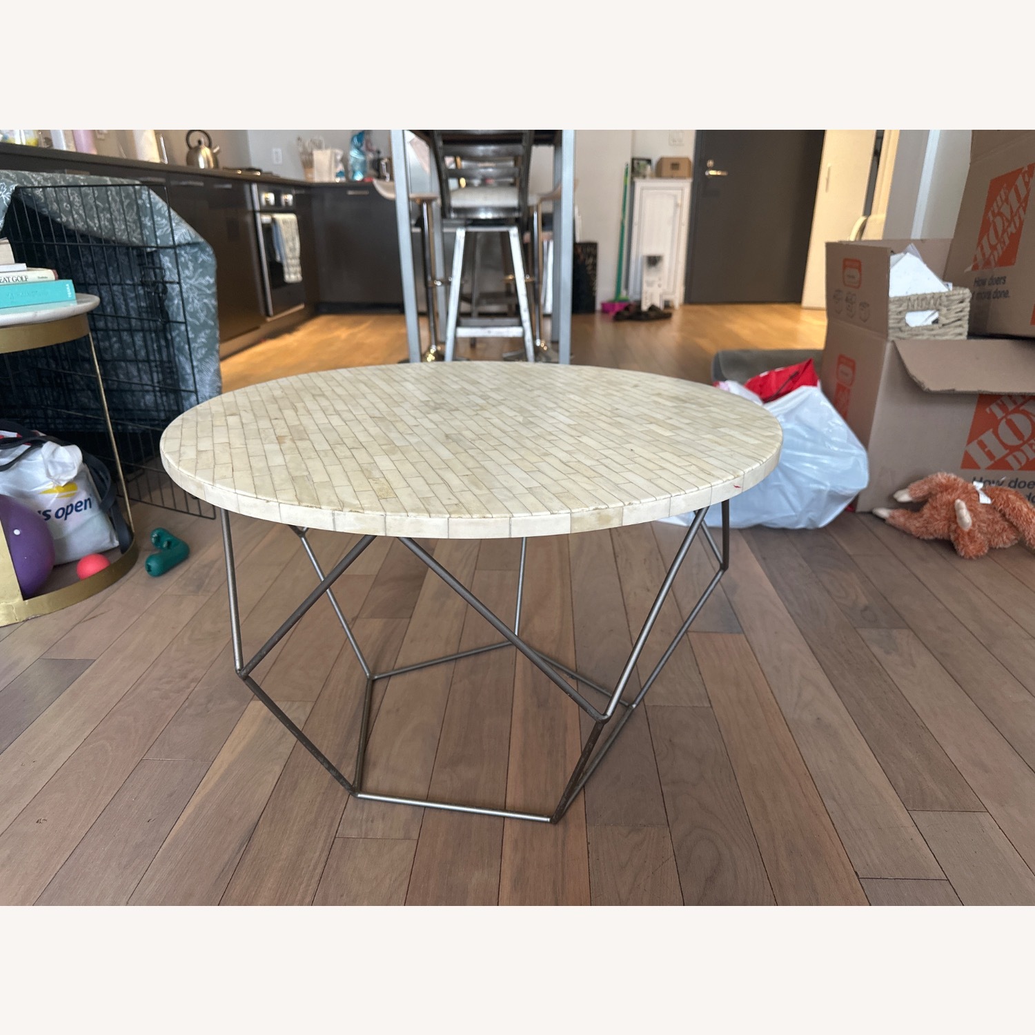 West Elm Origami Round Coffee Table - image-2