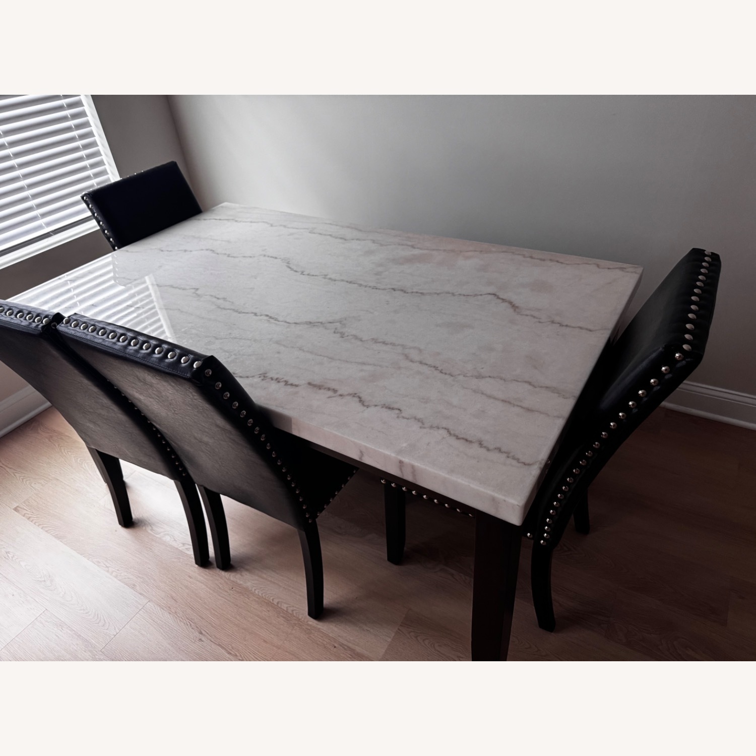 West by Table, 4 Side Chairs and Bench - image-1