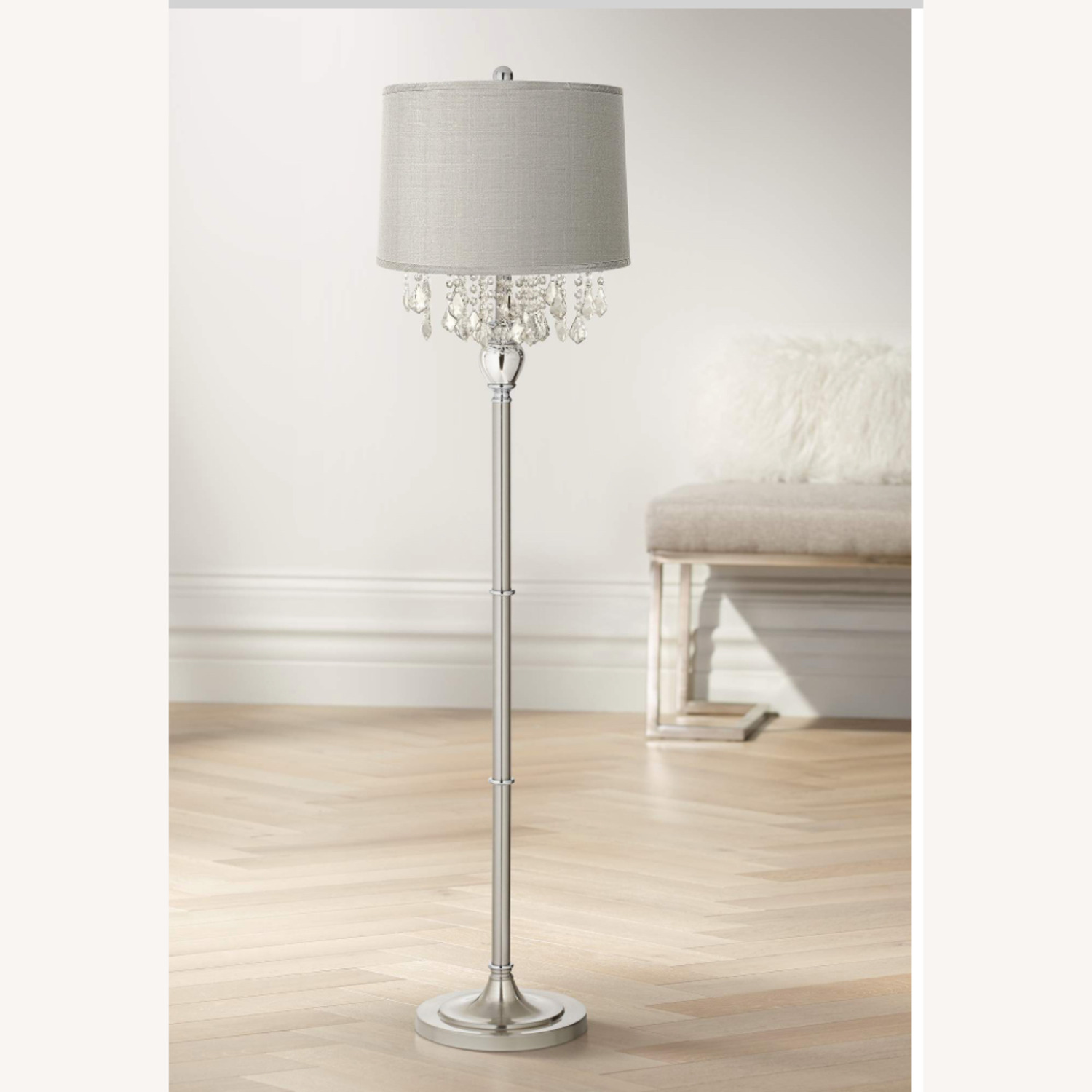 Restorarion Hardware Crystal Floor Lamps - image-0