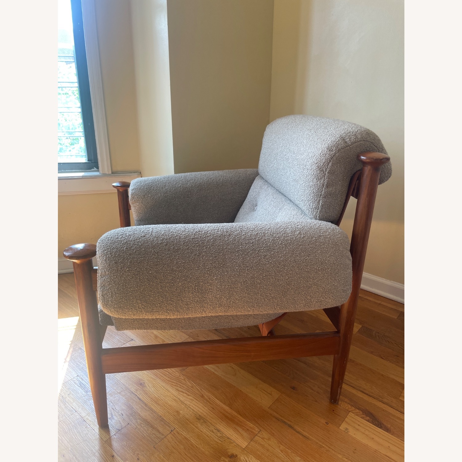 SoHo Home Otis Armchair, Italian Boucle Mushroom - image-4