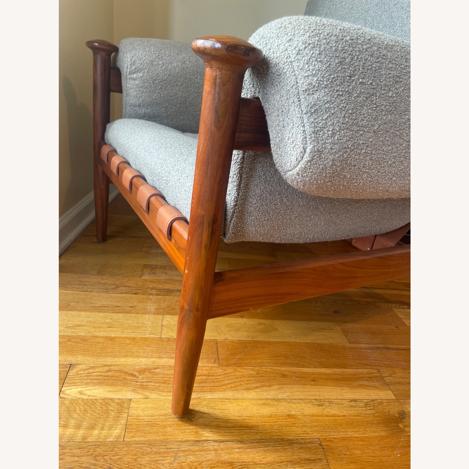 SoHo Home Otis Armchair, Italian Boucle Mushroom - image-11