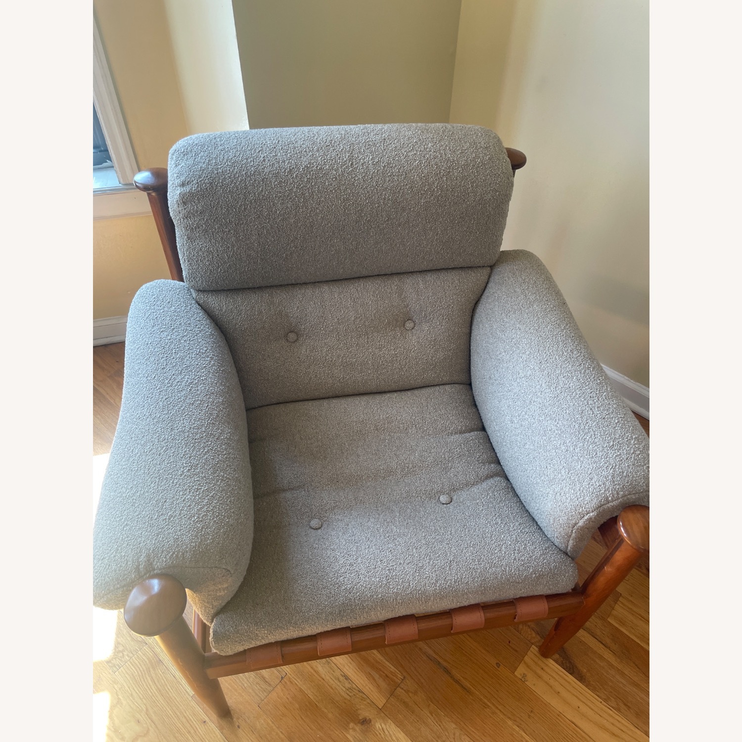 SoHo Home Otis Armchair, Italian Boucle Mushroom - image-5