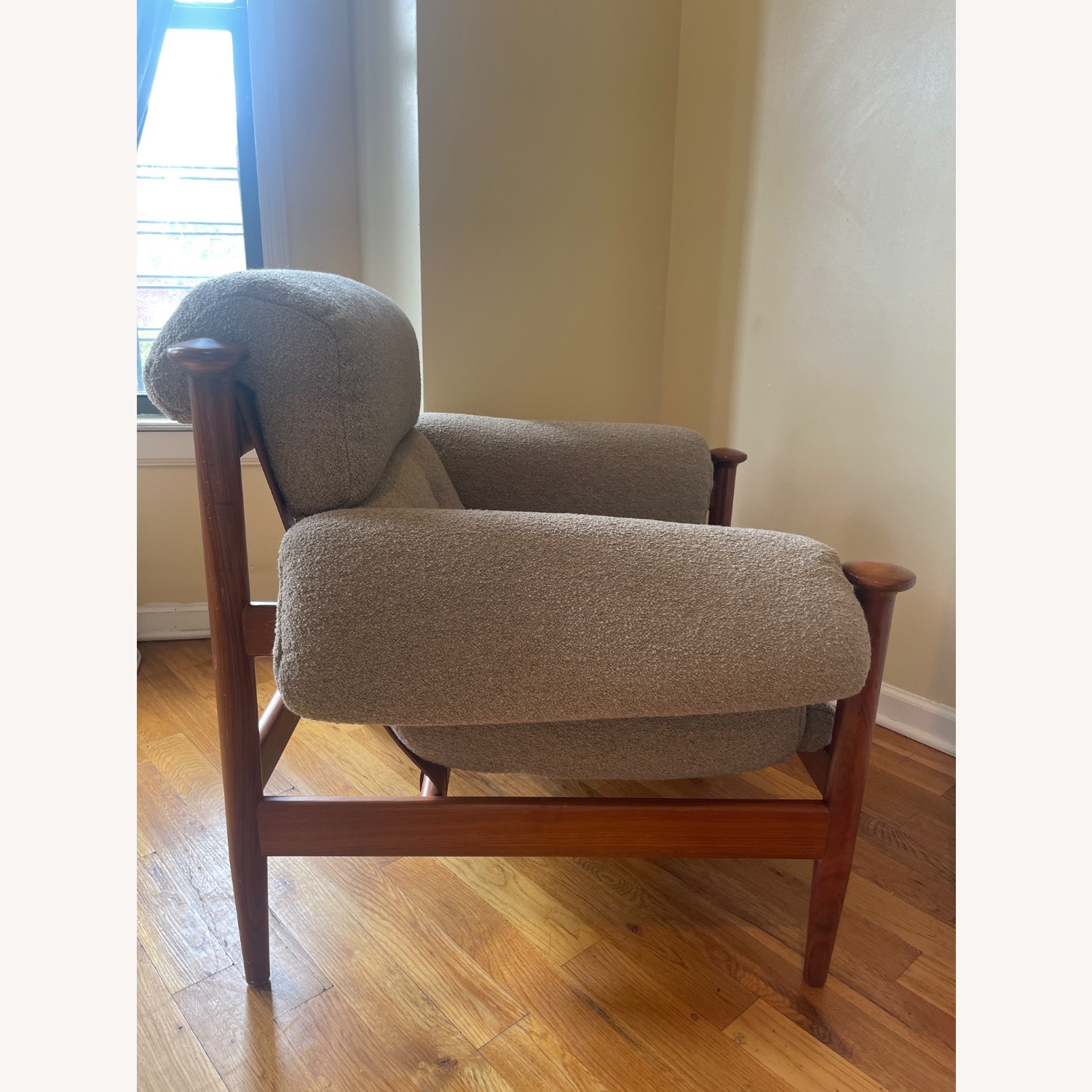 SoHo Home Otis Armchair, Italian Boucle Mushroom - image-2