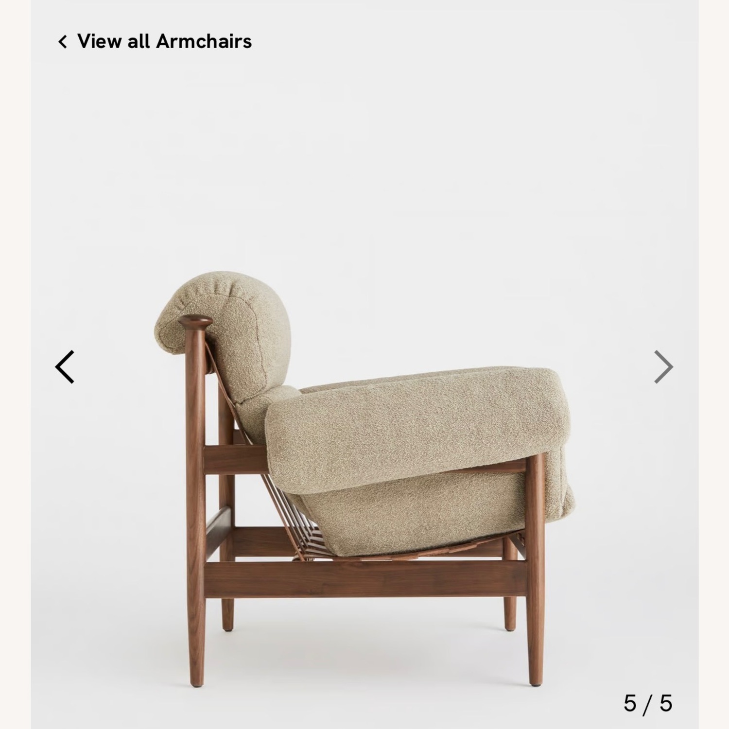 SoHo Home Otis Armchair, Italian Boucle Mushroom - image-20
