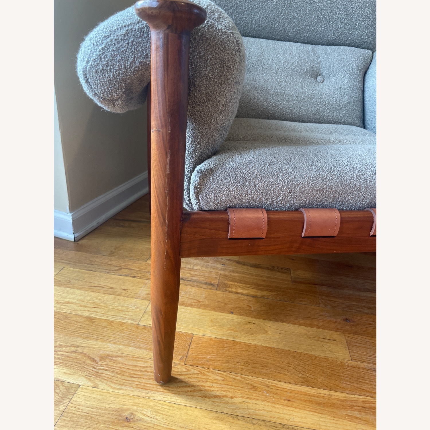 SoHo Home Otis Armchair, Italian Boucle Mushroom - image-12