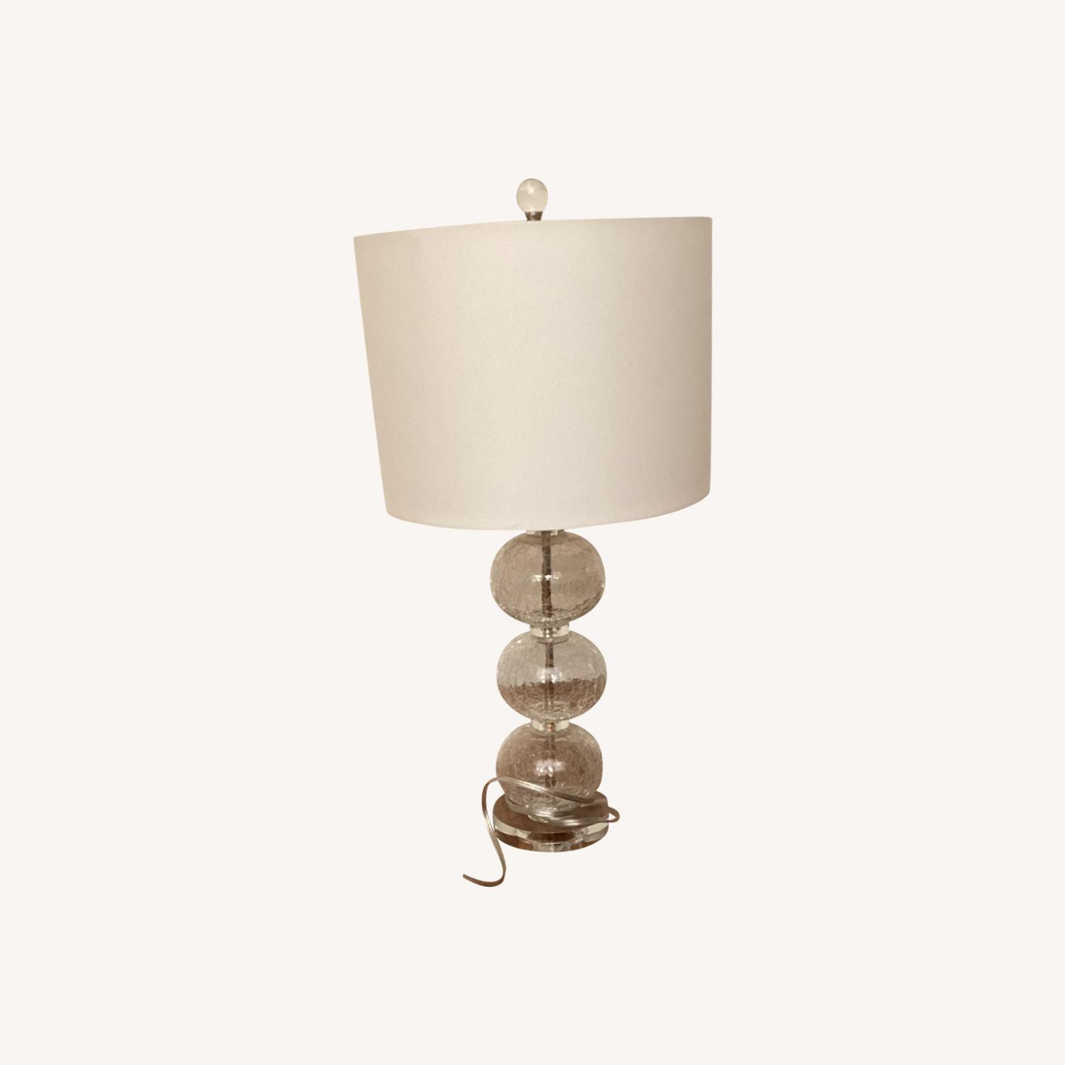 Glass table lamp - image-0
