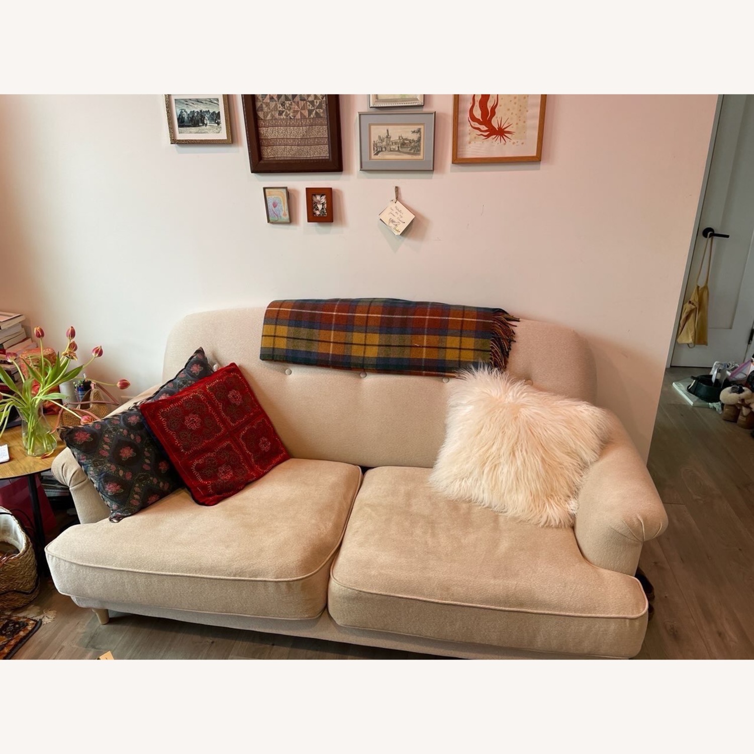 IKEA ESSEBODA Light Brown Loveseat - image-6