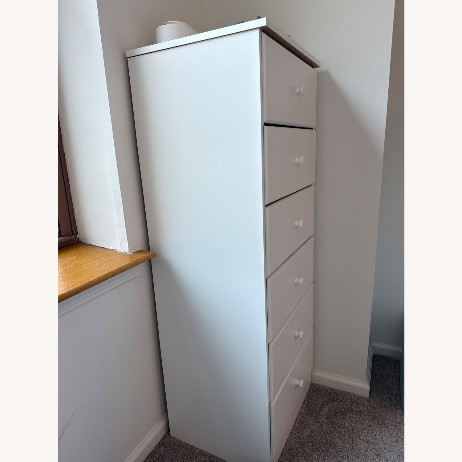 Astrd Simplistic 6 Drawer 19.75" W Lingerie Chest - image-3