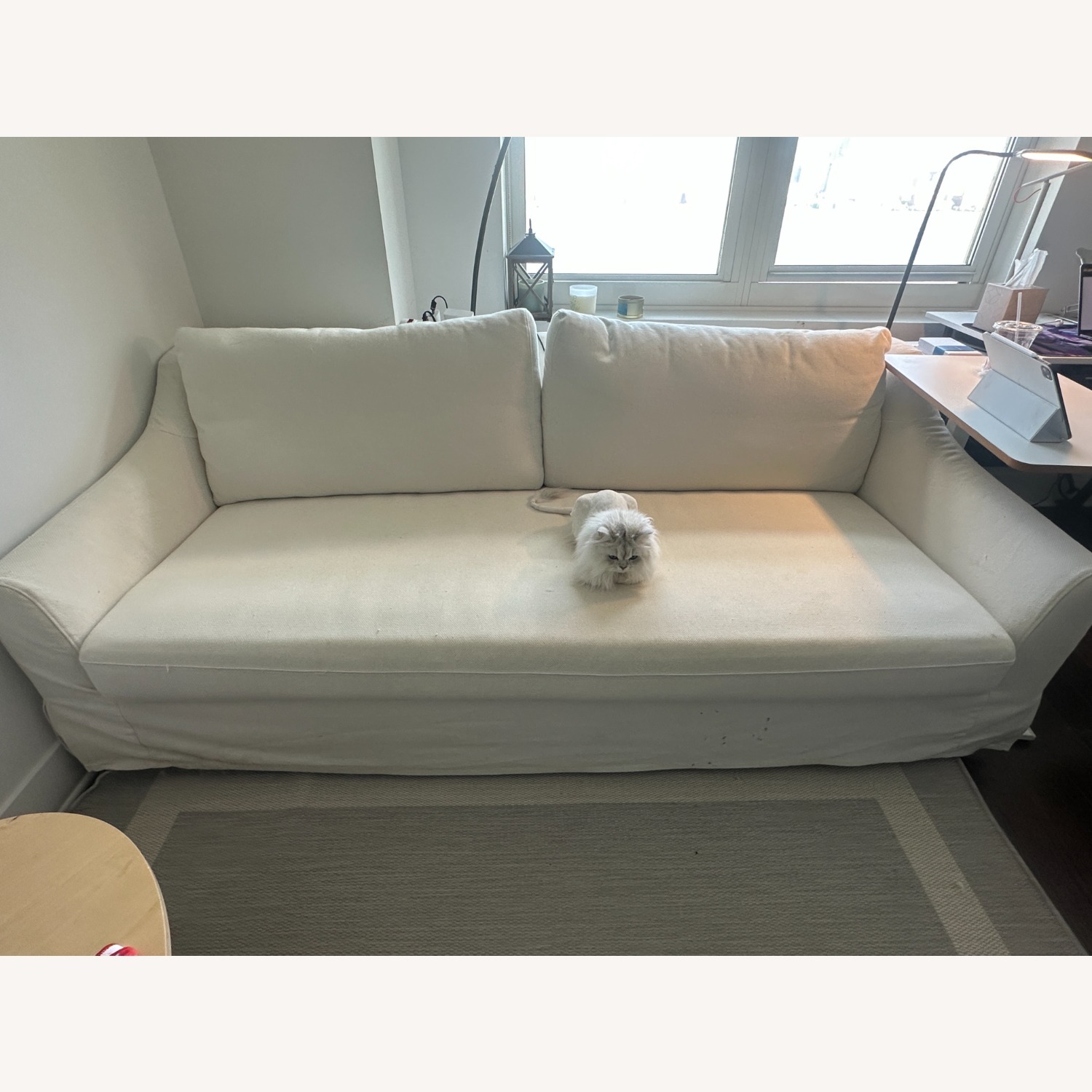 IKEA FÄRLÖV White Sofa - image-2
