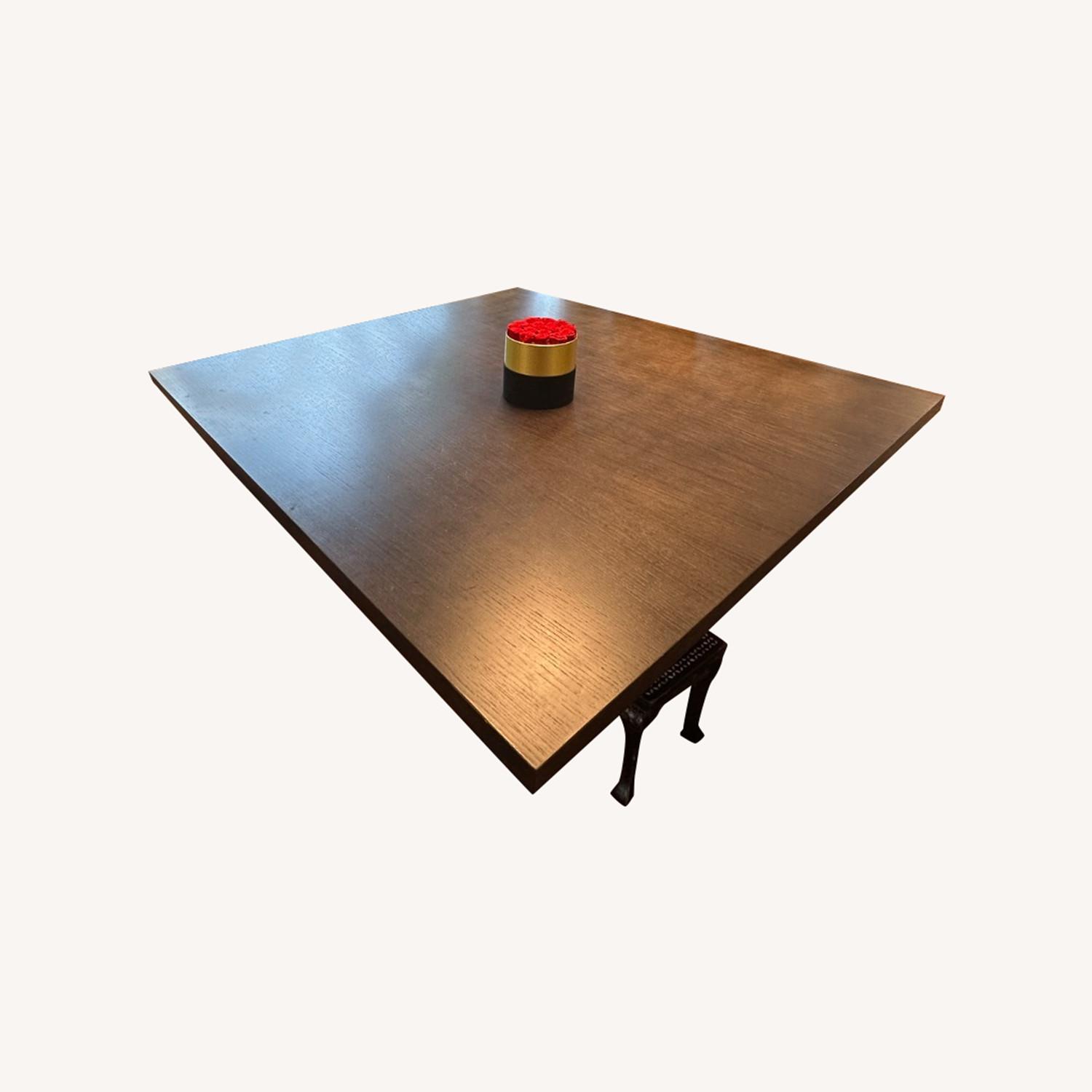 Solid Oak Dining Table - image-0