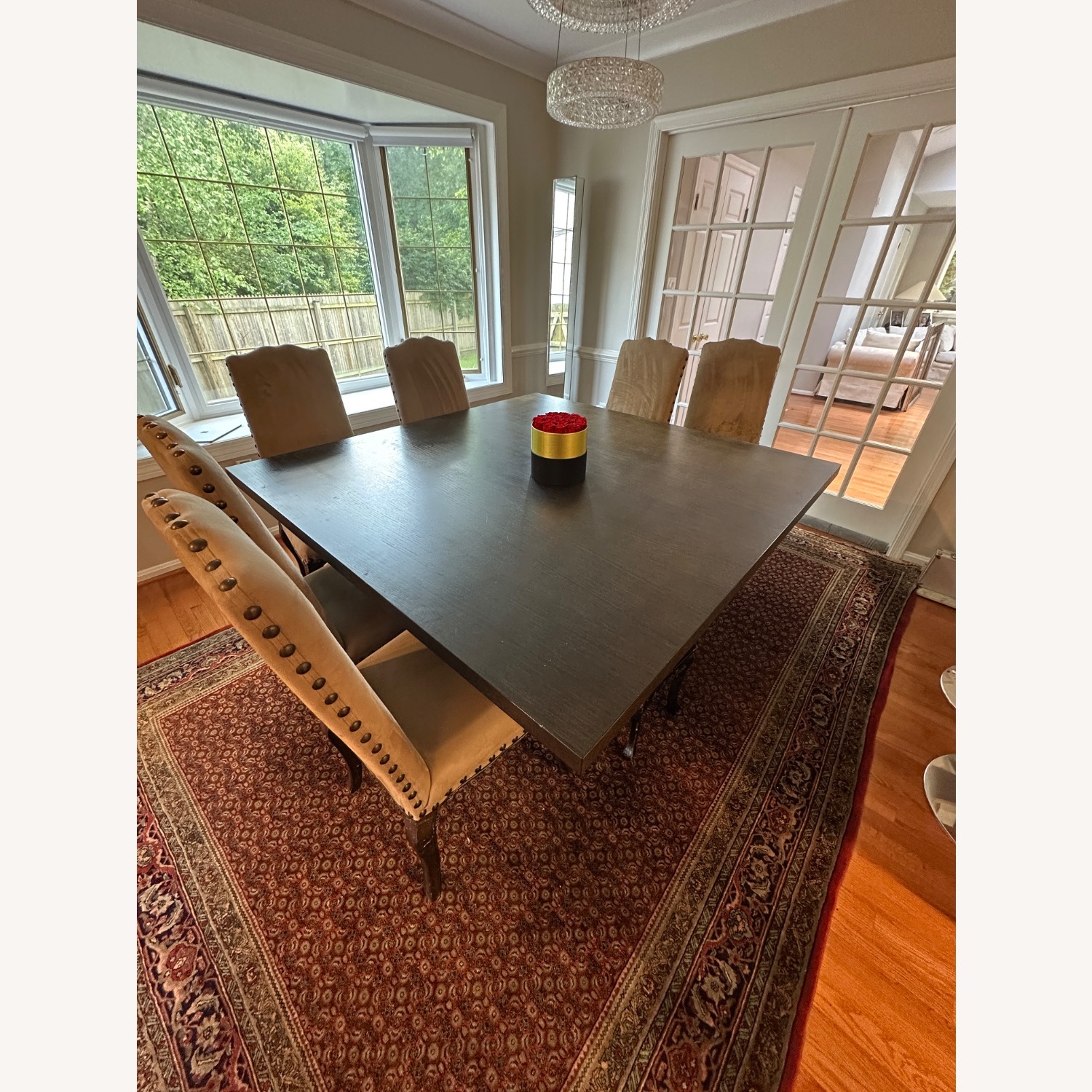 Solid Oak Dining Table - image-6