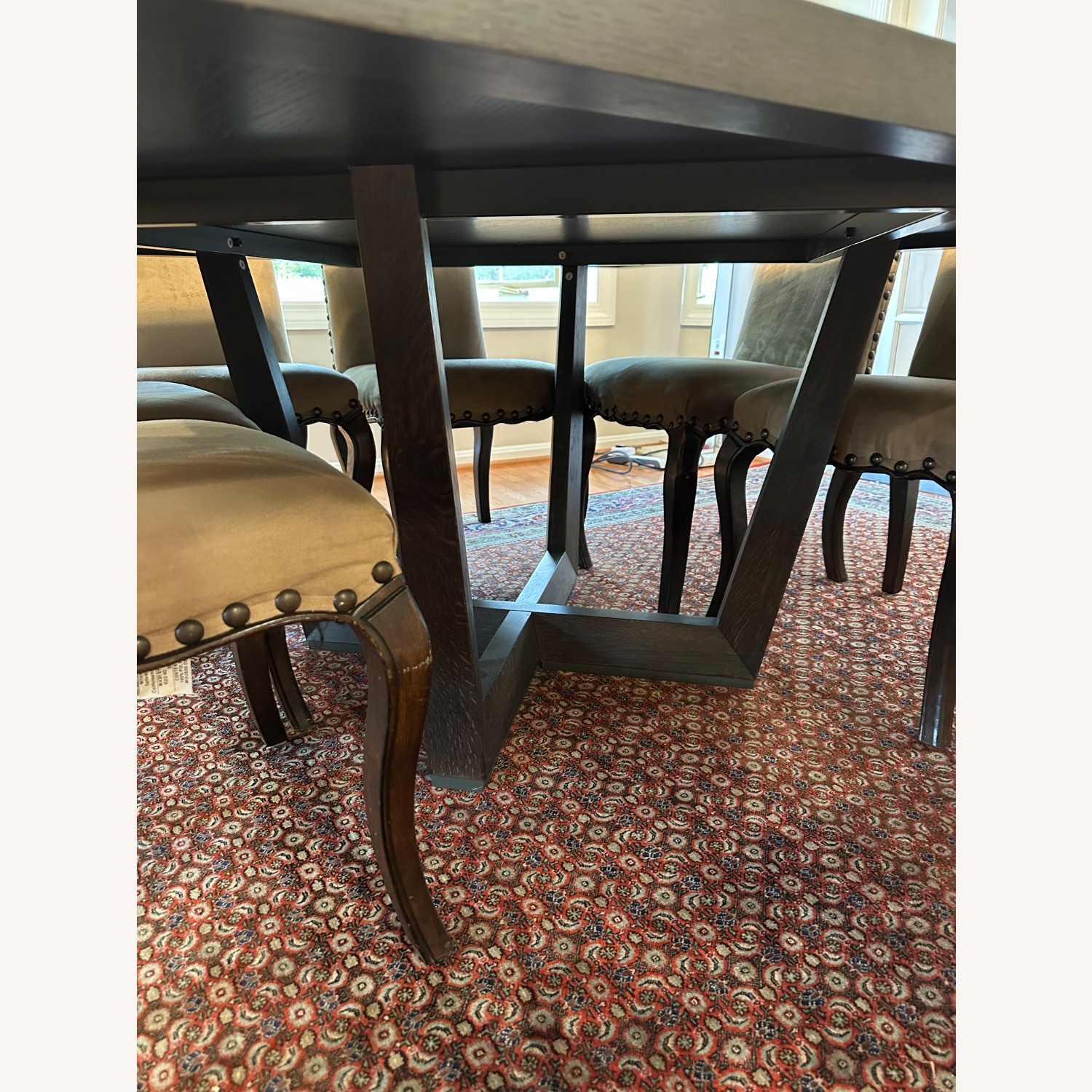 Solid Oak Dining Table - image-5