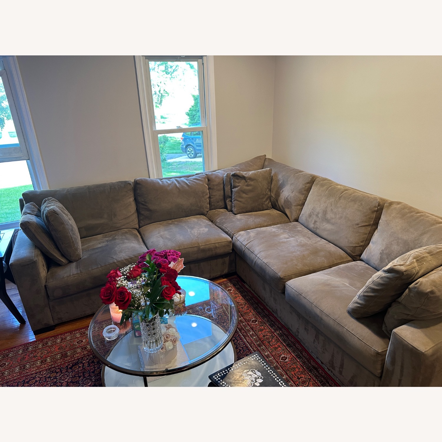 Crate & Barrel Axis Collection 3-Piece Sofa - image-4