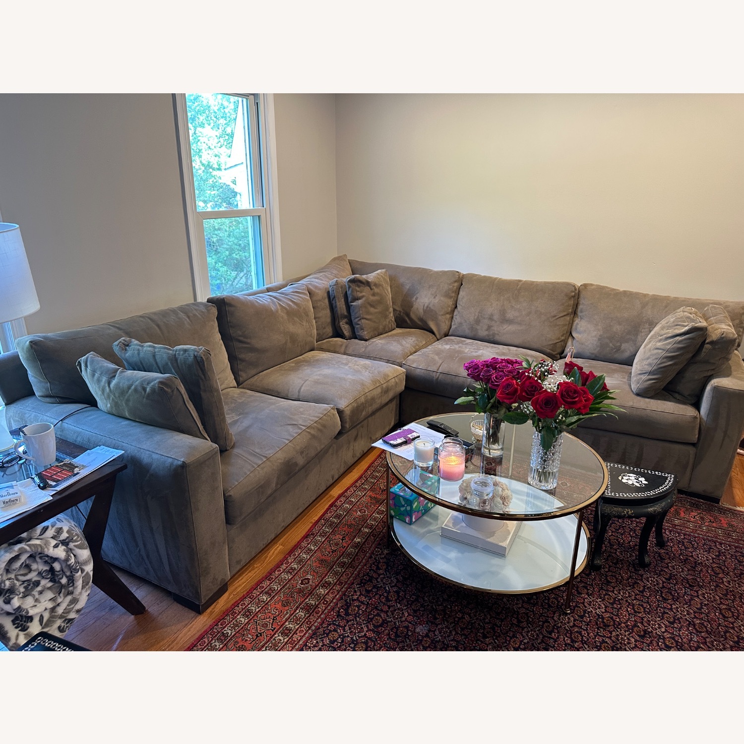 Crate & Barrel Axis Collection 3-Piece Sofa - image-1