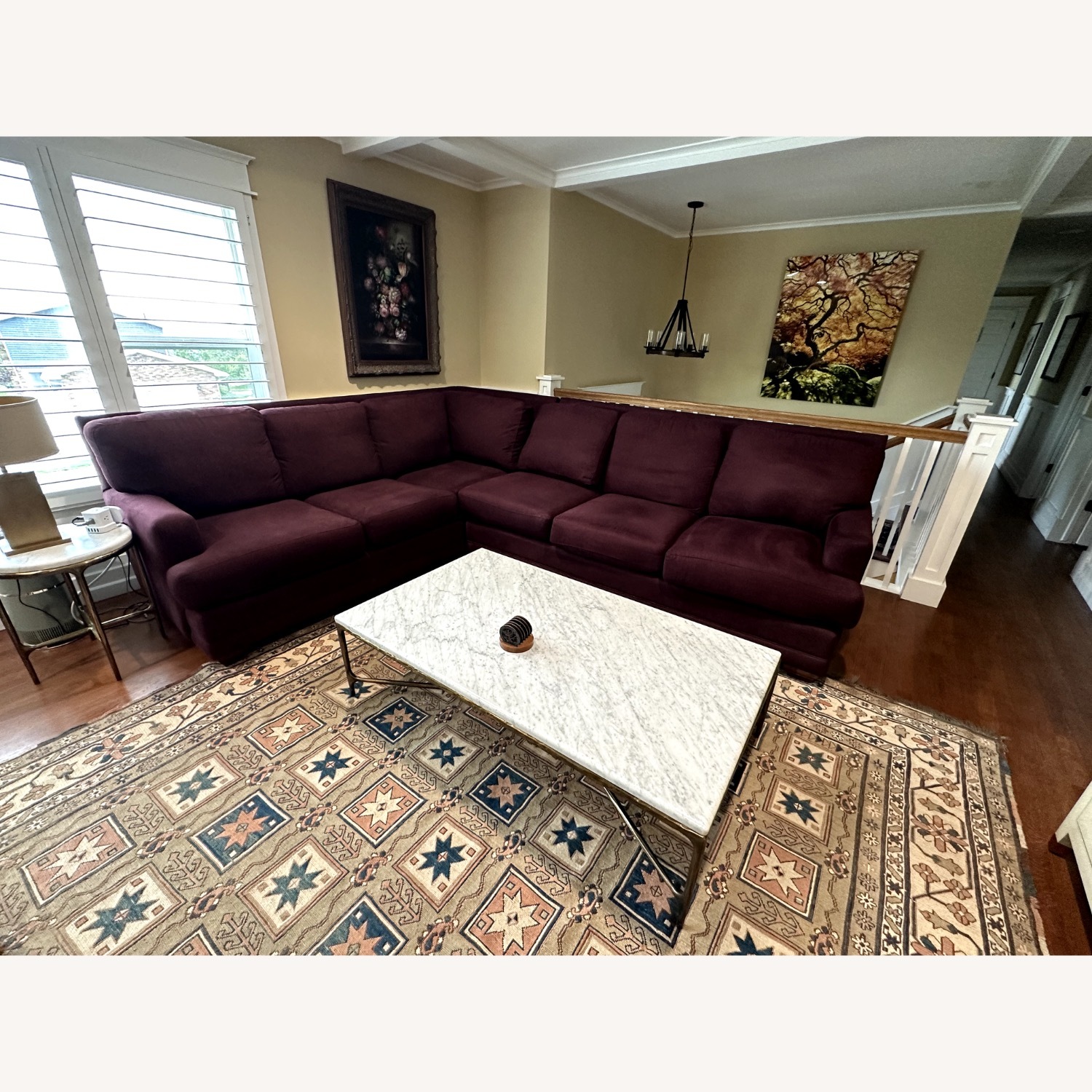 Deep Plum Sectional - image-2