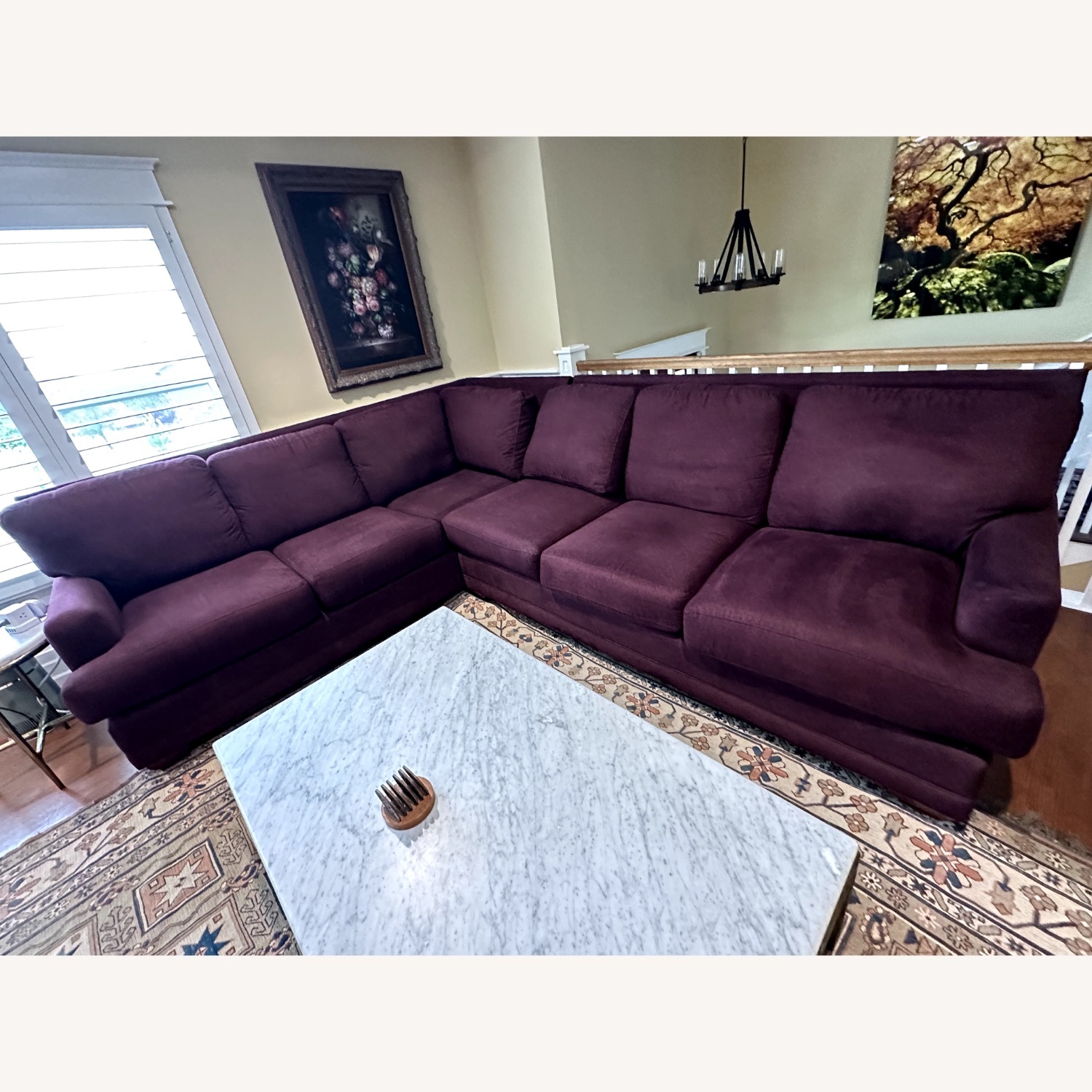 Deep Plum Sectional - image-3