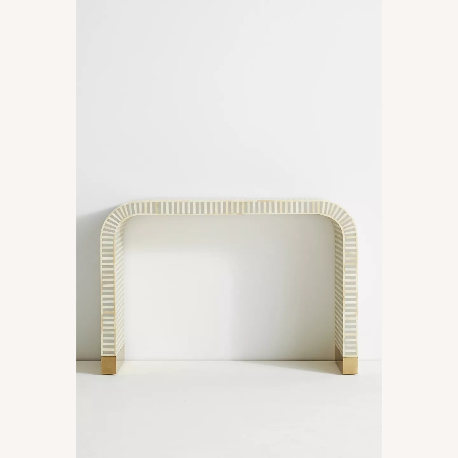 Anthropologie Waterfall Inlay Console Table - image-7