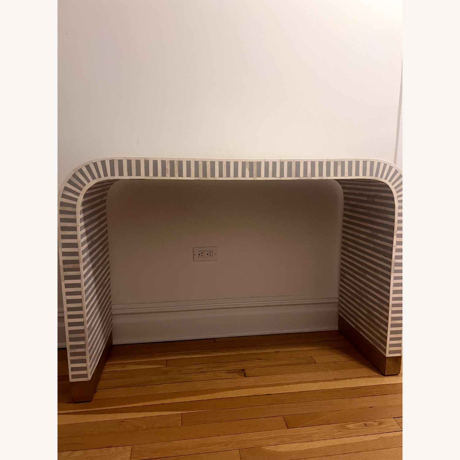 Anthropologie Waterfall Inlay Console Table - image-6