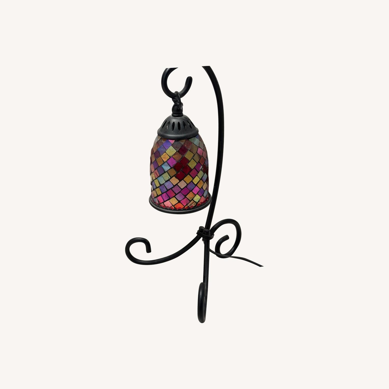 Mosaic Glass Lamp Set of 2 - image-0