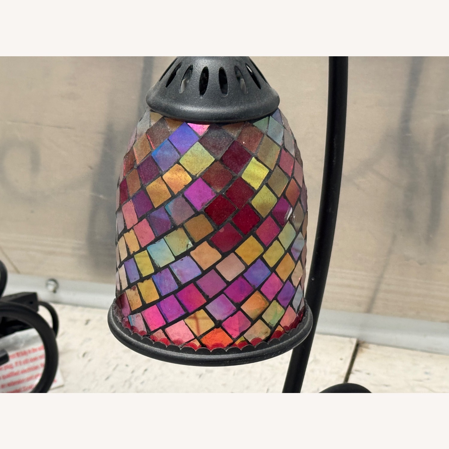 Mosaic Glass Lamp Set of 2 - image-5