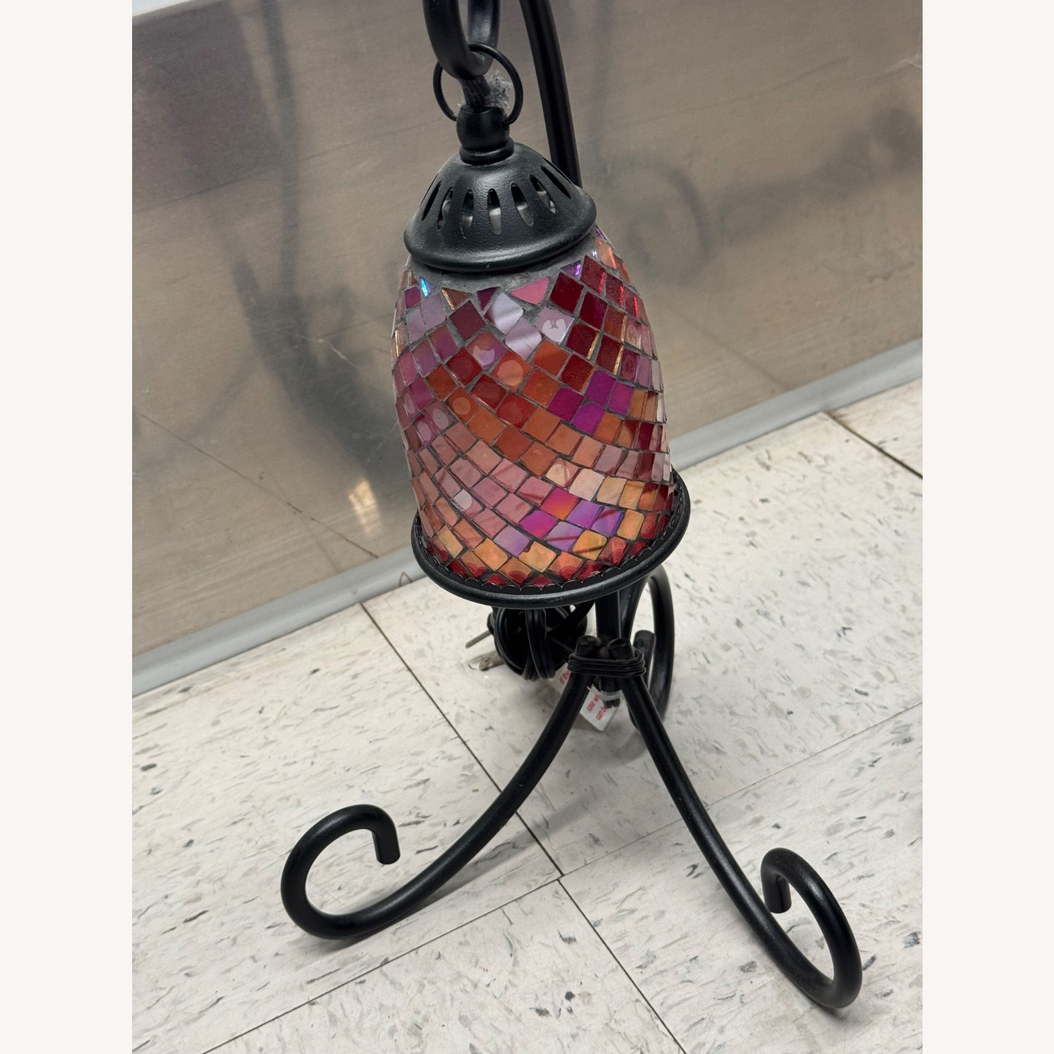 Mosaic Glass Lamp Set of 2 - image-3