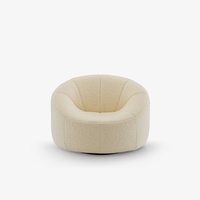 Pierre Paulin Pumpkin Swivel Armchairs
