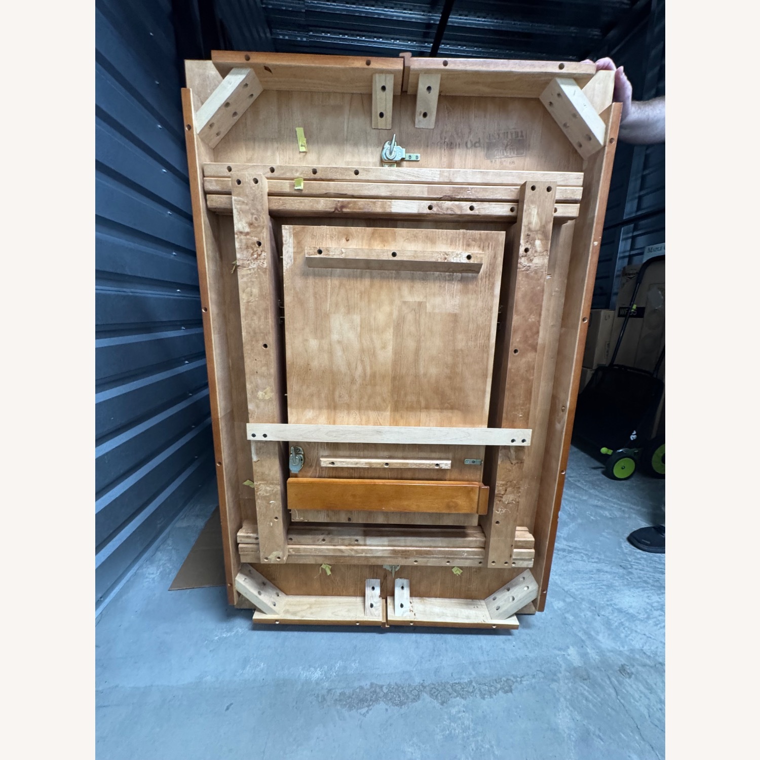 Solid Wood Dining Set with Butterfly Leaf - image-4