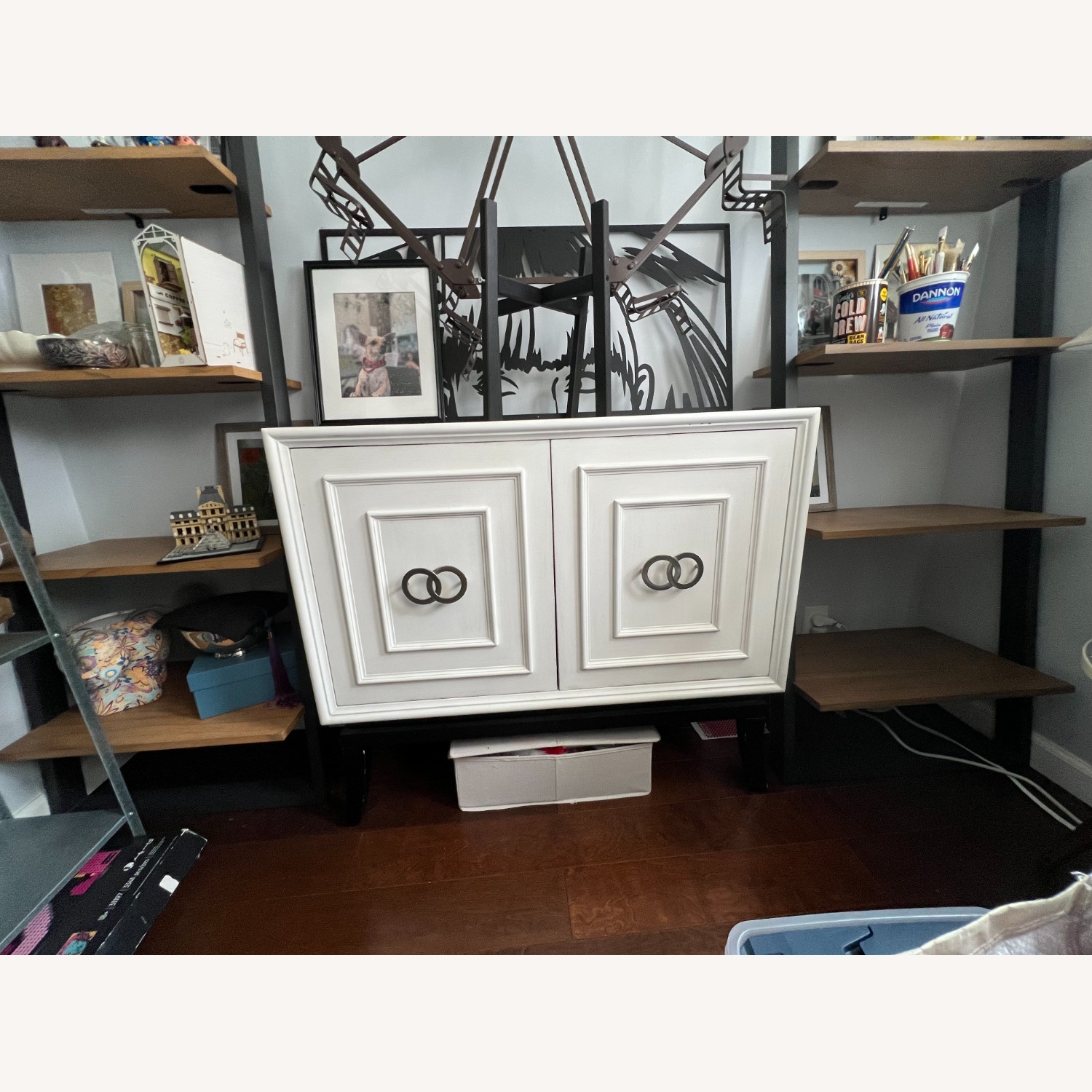 Katkay White Accent Cabinet - image-1