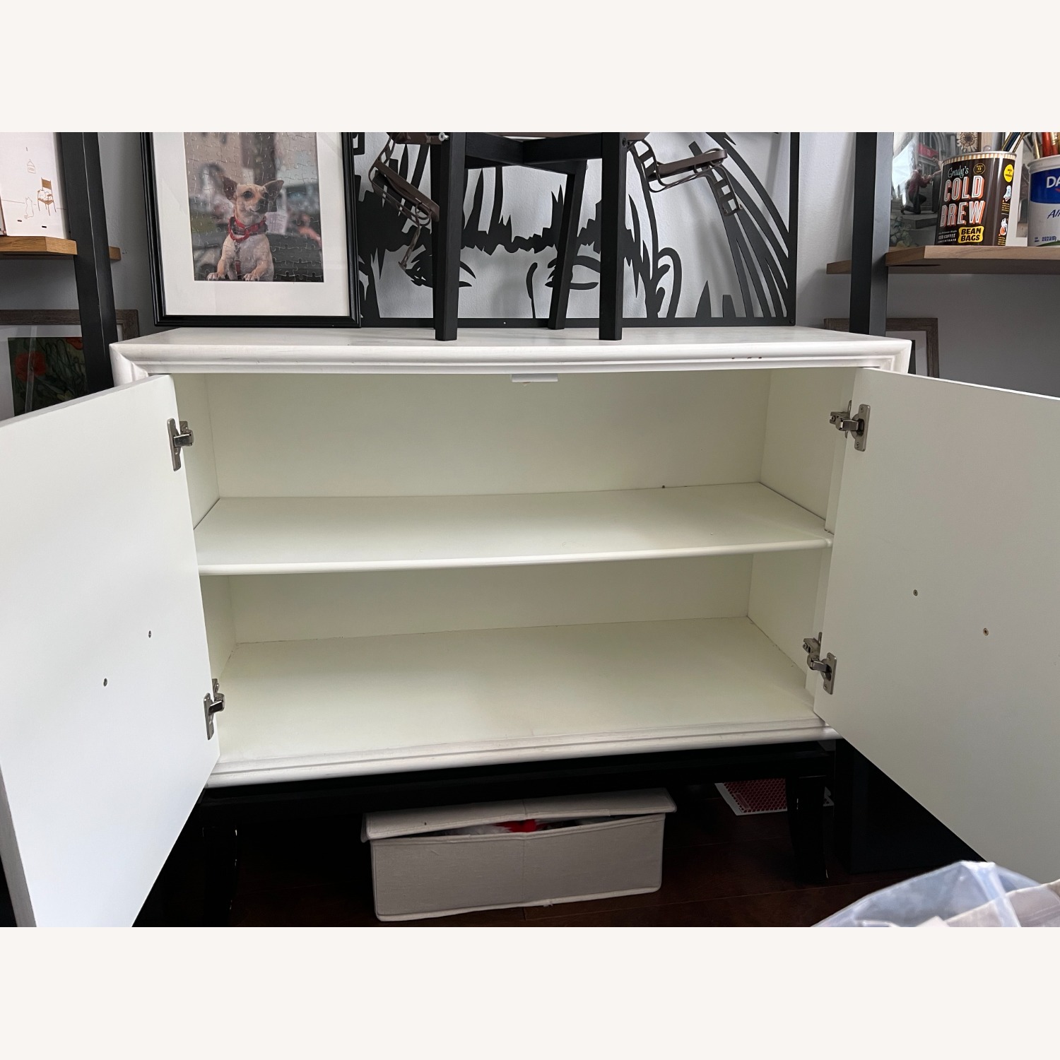 Katkay White Accent Cabinet - image-3